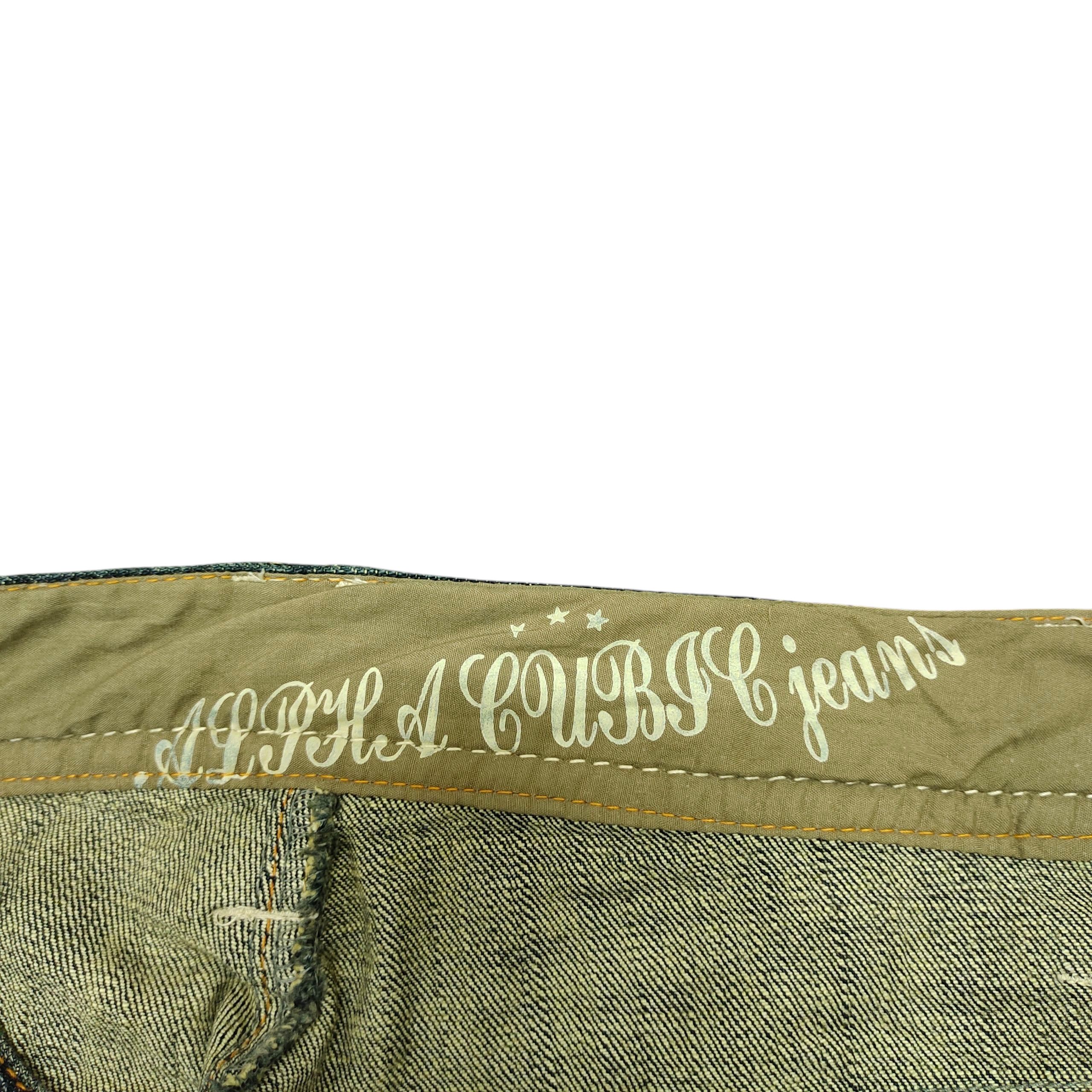 If Six Was Nine Flare Jeans Alpha Cubic Tribal Embroider Distress Bootcut Size US 30 / EU 46 - 14 Thumbnail
