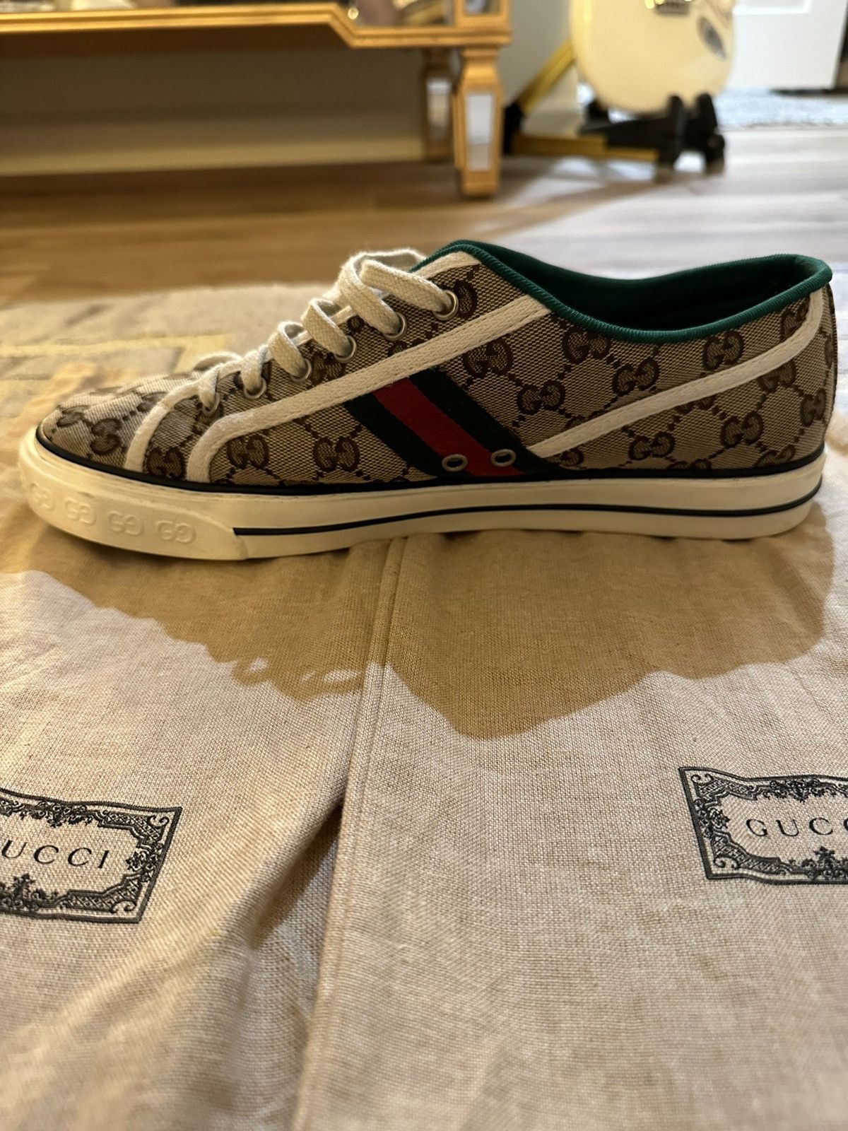 Gucci GG GUCCI TENNIS 1977 SNEAKER Size US 10 / EU 43 - 8 Thumbnail