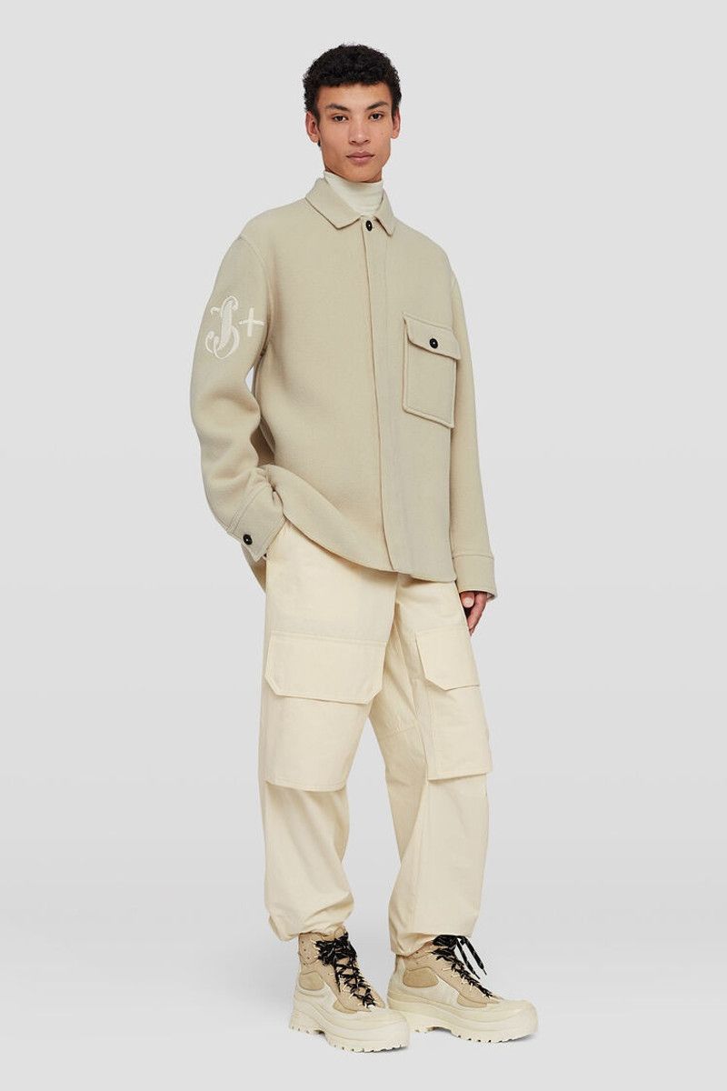 Jil Sander o1loc1c0426 Shirt Jacket in Beige Size US S / EU 44-46 / 1 - 2 Thumbnail