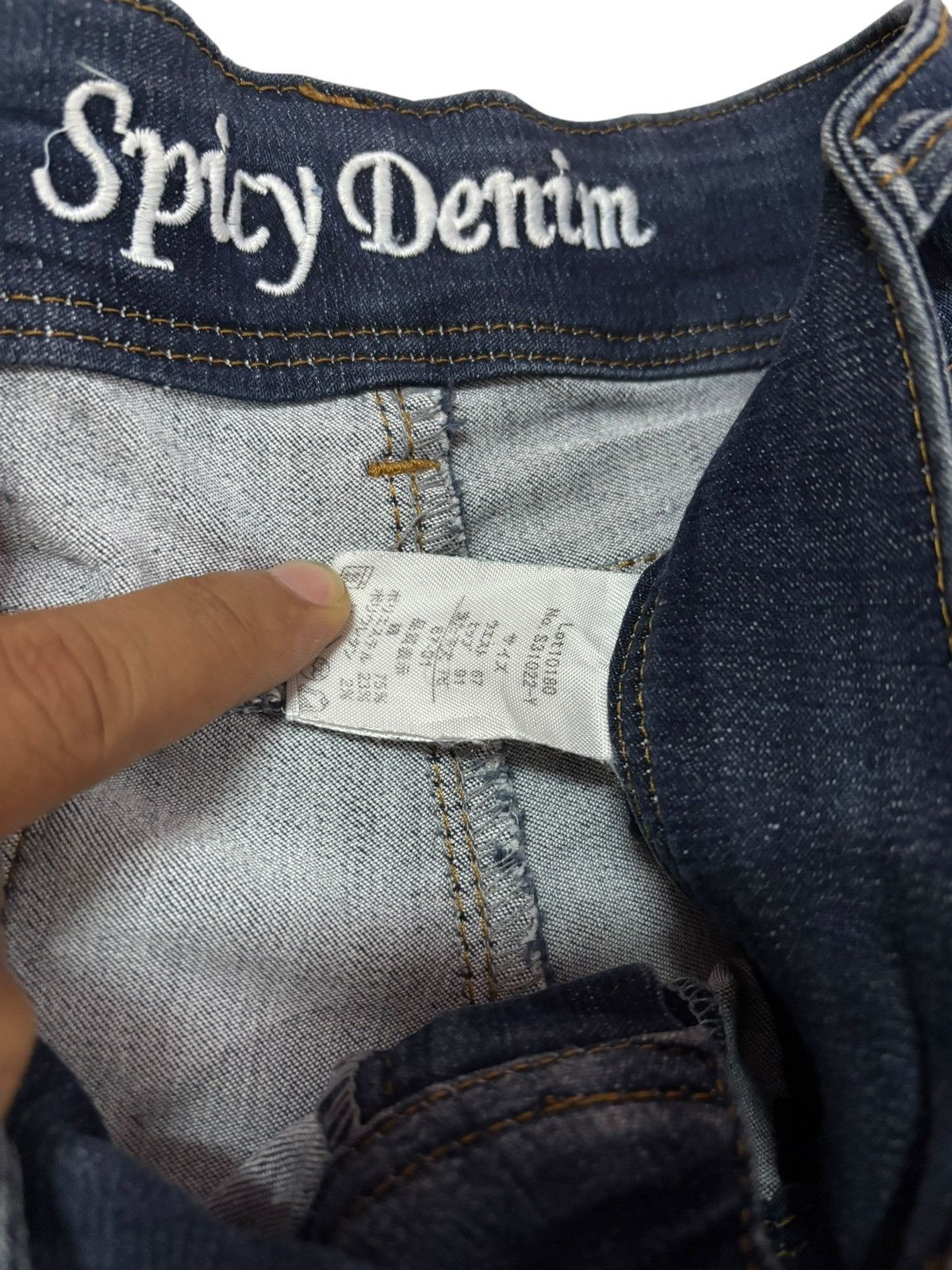 Japanese Brand Spicy Denim Japan Flared Bootcut Jeans Size 28" / US 6 / IT 42 - 7 Thumbnail