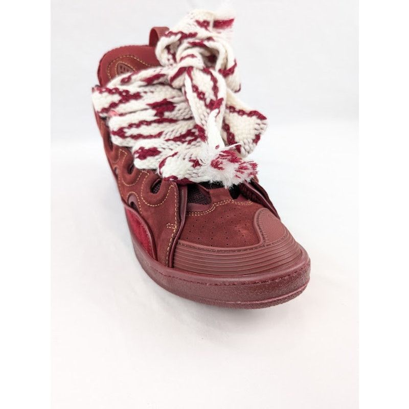 Lanvin o1rshd1 Curb Sneakers in Burgandy Size US 11 / EU 44 - 5 Thumbnail