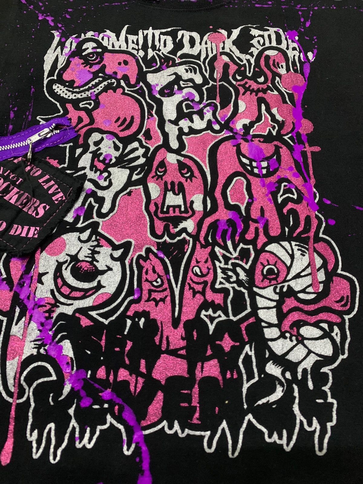 Hysteric Glamour Sex Pot Revenge Bondage Distressed Zipper Tshirt Size US S / EU 44-46 / 1 - 10 Thumbnail