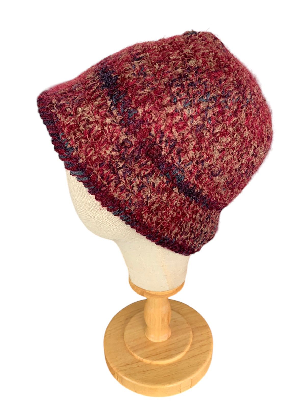 Japanese Brand × Kapital × Vintage Hippies Style Rare Hairy Knitted Bucket Hats🌈 Size ONE SIZE - 4 Thumbnail