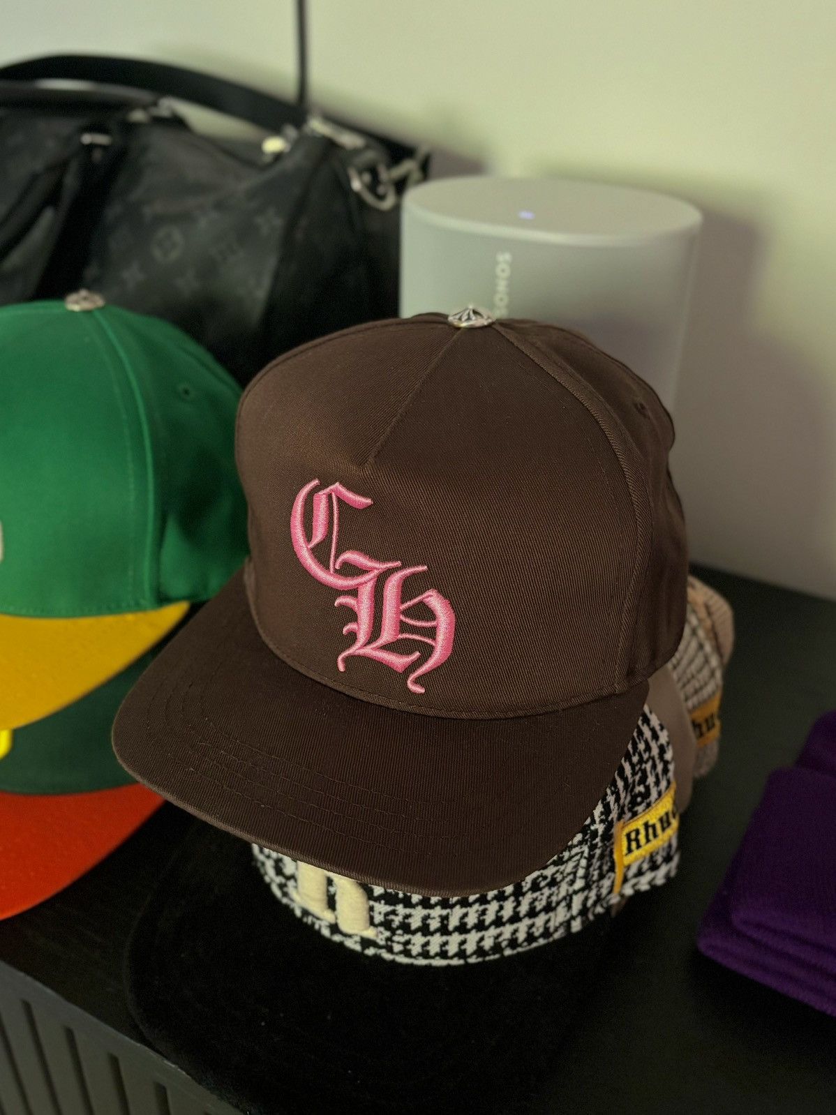 CHROME HEARTS ブラウンキャップ【希少】 新品]CHROME HEARTS ブラウンキャップ