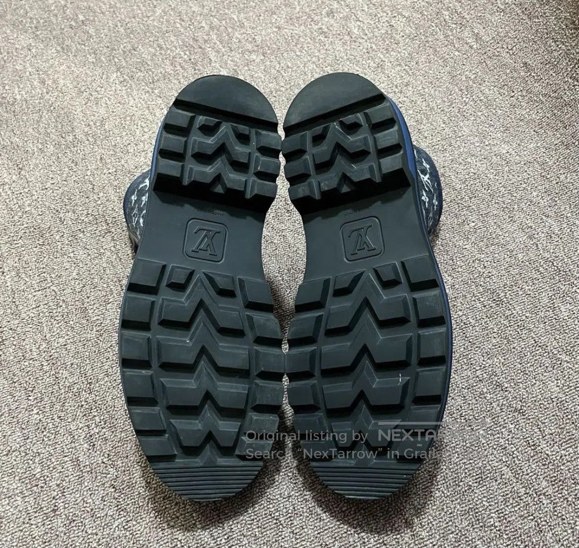 Louis Vuitton Louis Vuitton Navy Monogram Boots. Size US 9.5 / EU 42-43 - 6 Thumbnail