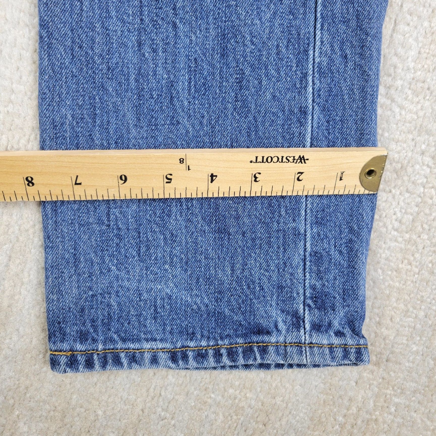 Levi's Levis 501 Jeans Mens 30x32 Blue Straight Leg Button Fly Medium Wash Denim Pants Jeans Size US 30 / EU 46 - 6 Thumbnail