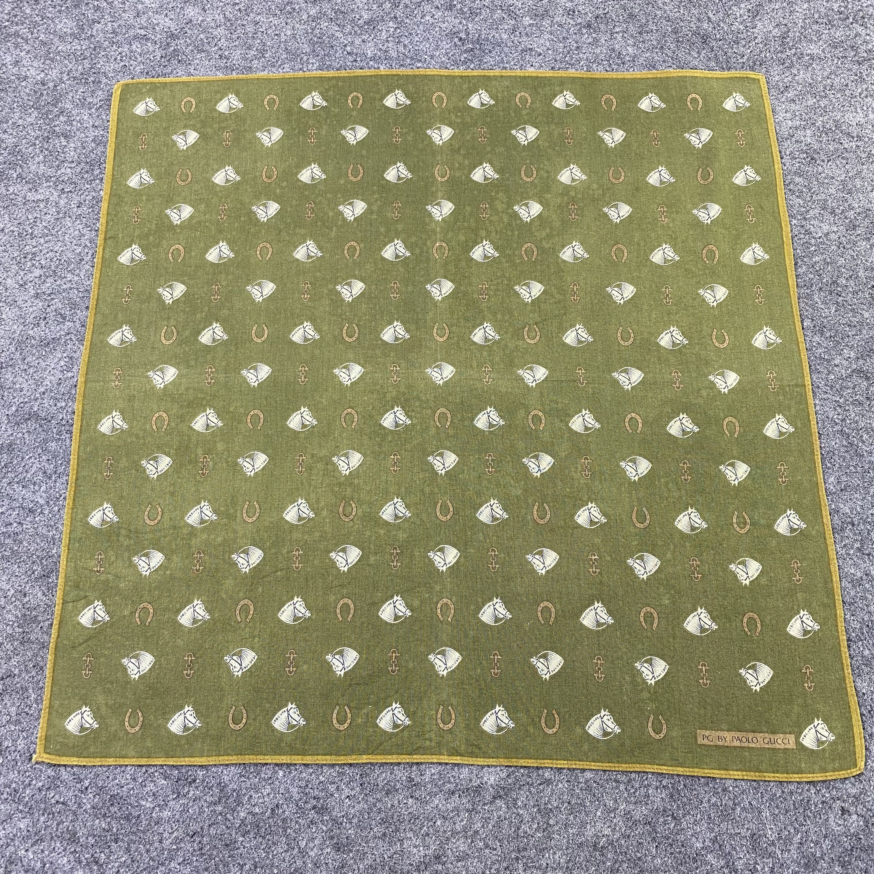 Paolo Gucci Paolo Gucci Handkerchief / Bandana / Neckerchief-B1519 Size ONE SIZE - 3 Thumbnail