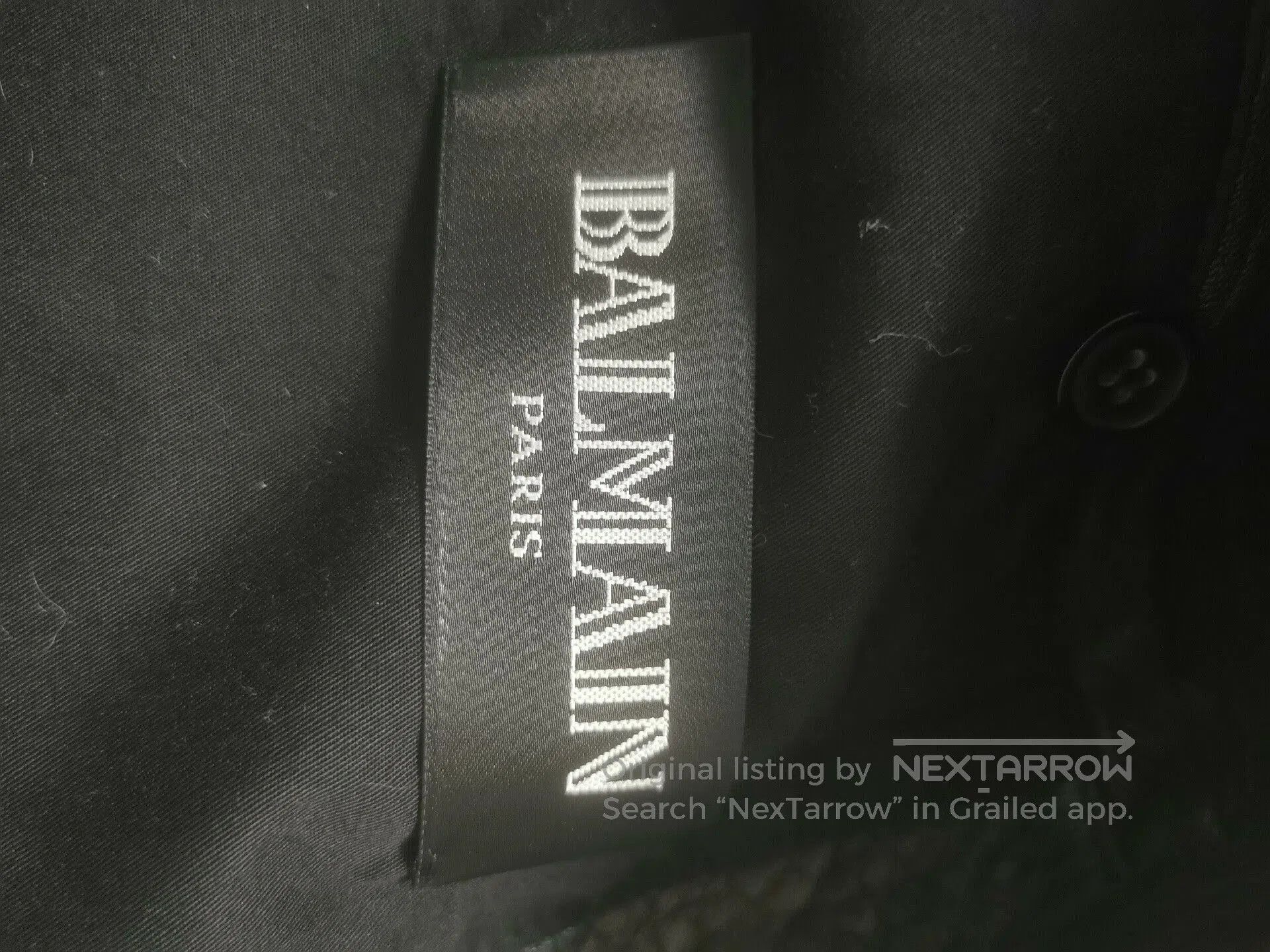 Balmain Classic Black Balmain Leather Jacket. Size US M / EU 48-50 / 2 - 6 Thumbnail