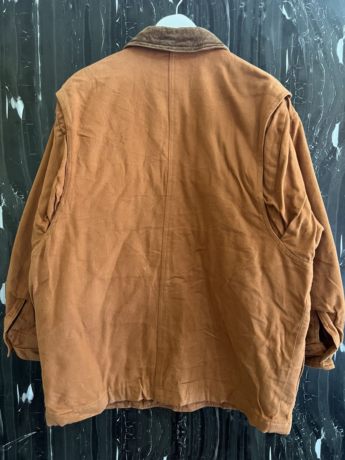Japanese Brand Jean Jaurès Collection Corduroy Collar Work Jacket Size US XL / EU 56 / 4 - 2 Thumbnail