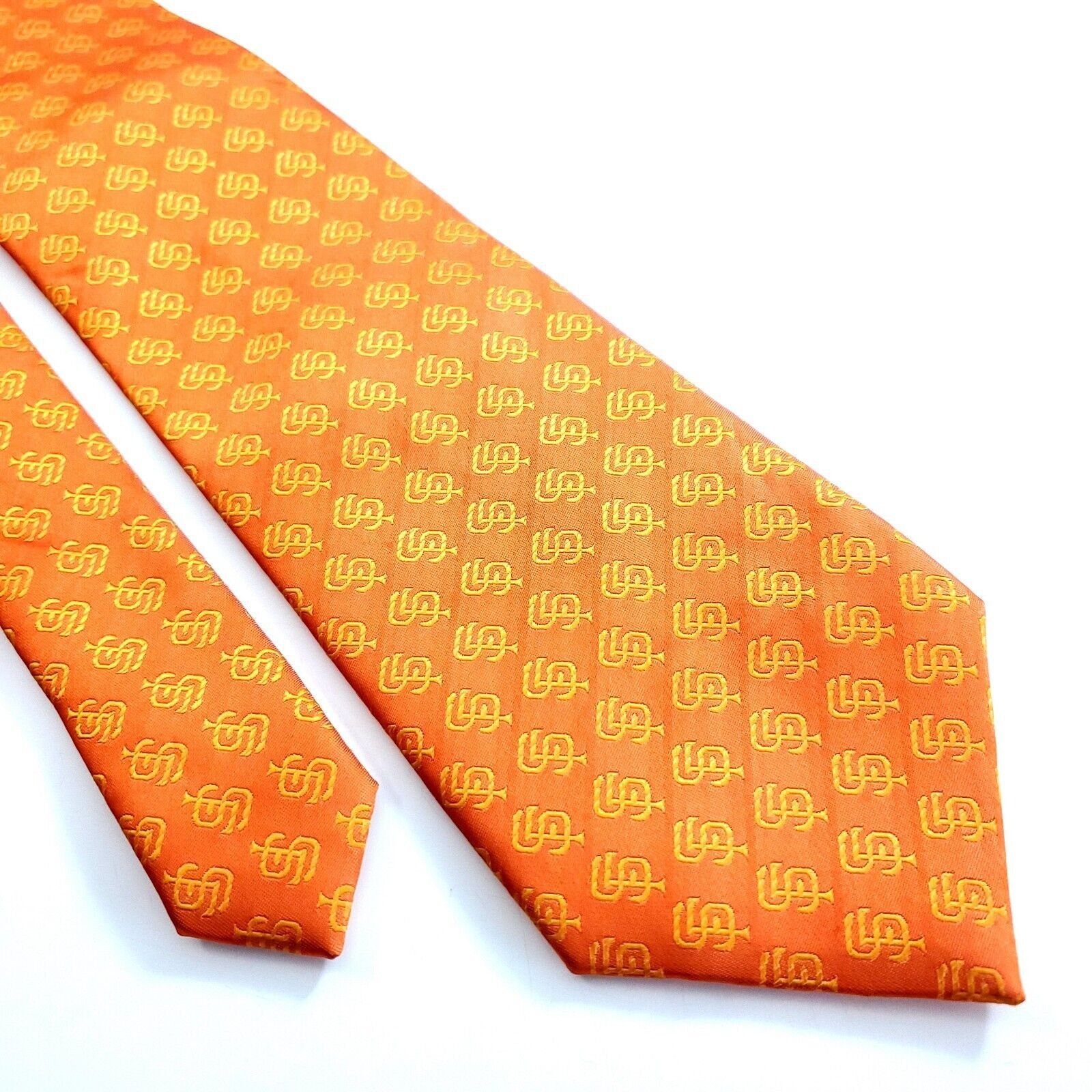 Vintage Genentech Orange San Francisco Padres Baseball Polyester Tie Size ONE SIZE - 1 Thumbnail