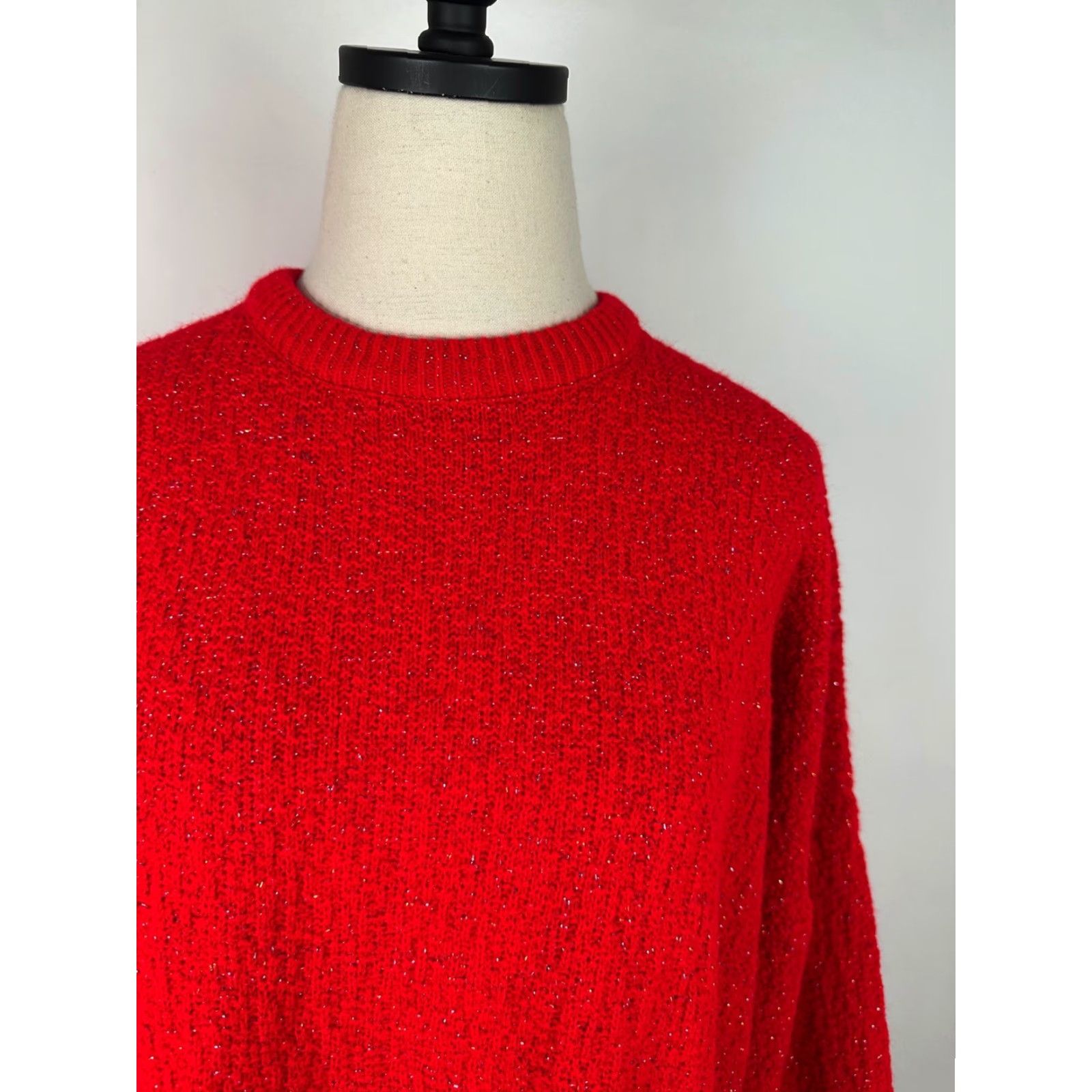 Vintage VINTAGE Miss Scotch English Sweater Womens XL Red Christmas 80s Pullover Knits Size XL / US 12-14 / IT 48-50 - 3 Thumbnail