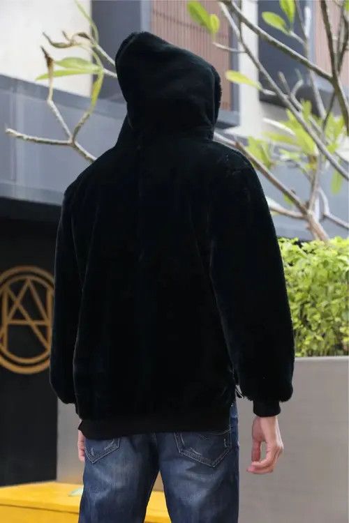 Japanese Brand faux fur fleece fluffy hoodie Size US M / EU 48-50 / 2 - 1 Thumbnail