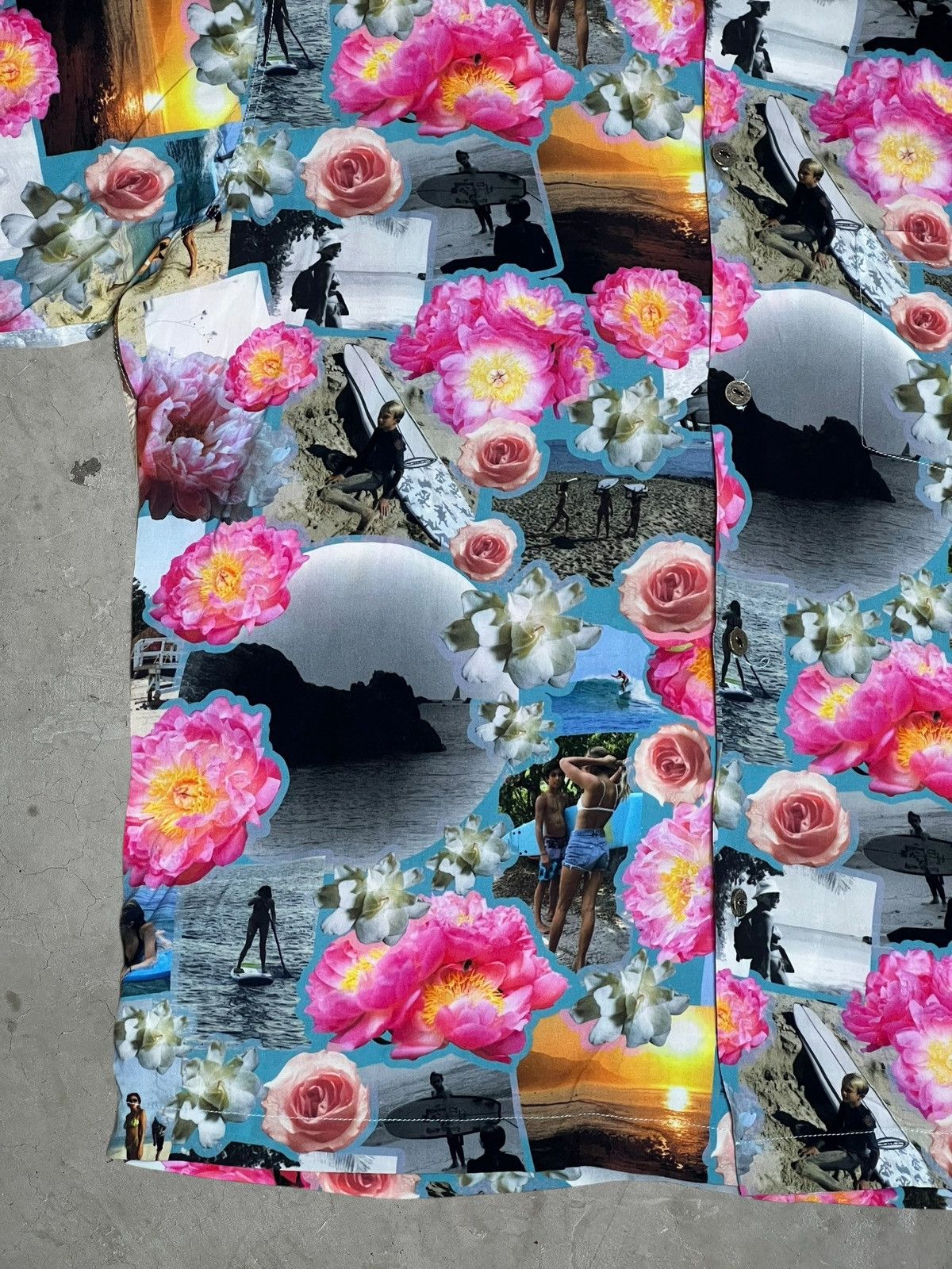 Chrome Hearts Chrome Hearts Silk Photo Graphic Button Up Shirt Size US XXL / EU 58 / 5 - 4 Thumbnail