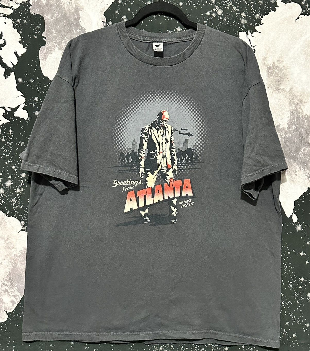 Teefury The Walking Dead Zombie Postcard Shirt Size US XL / EU 56 / 4 - 1 Thumbnail