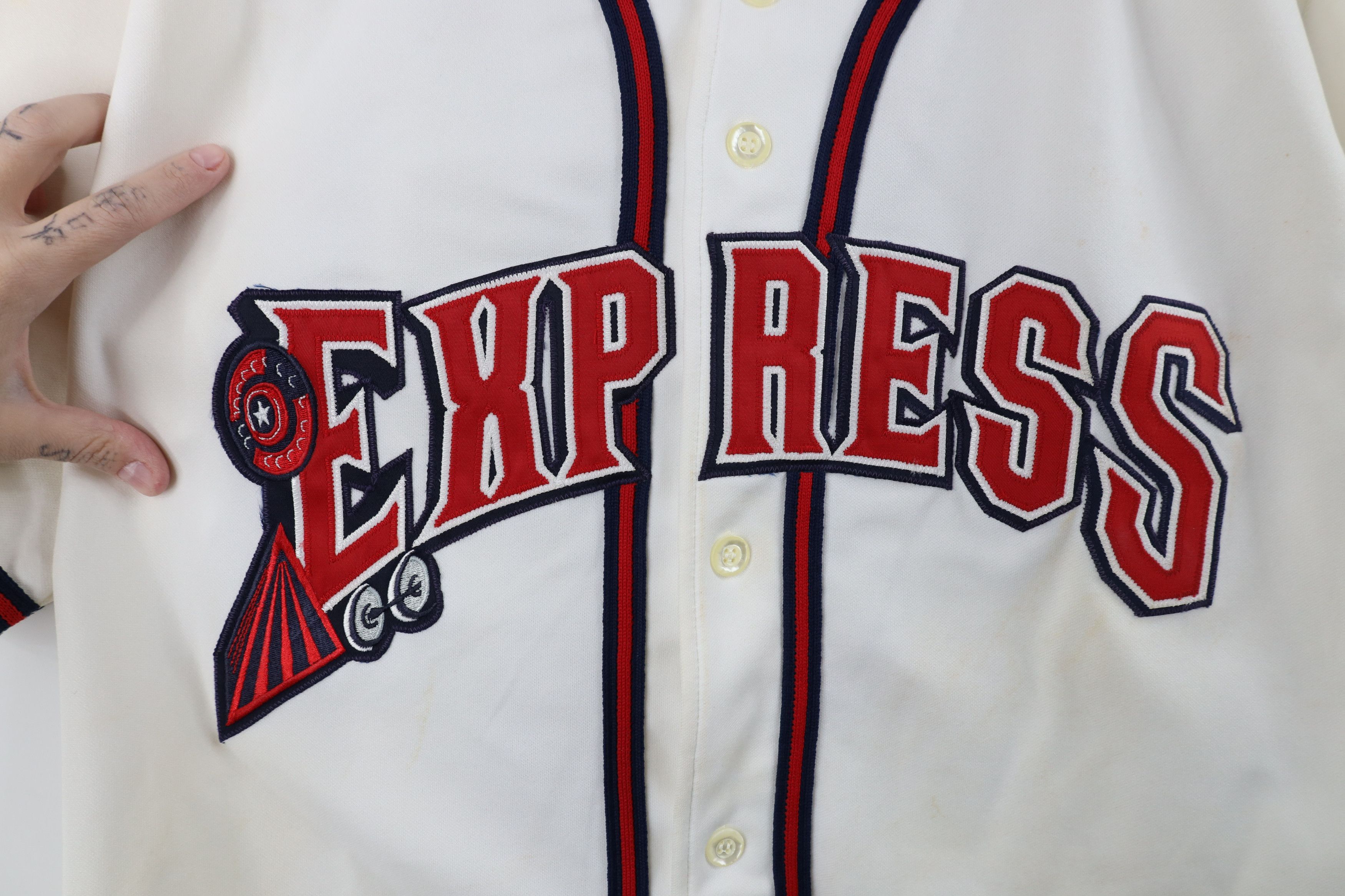 Vintage Minor League Baseball Round Rock Express Baseball Jersey Size US XXL / EU 58 / 5 - 4 Thumbnail