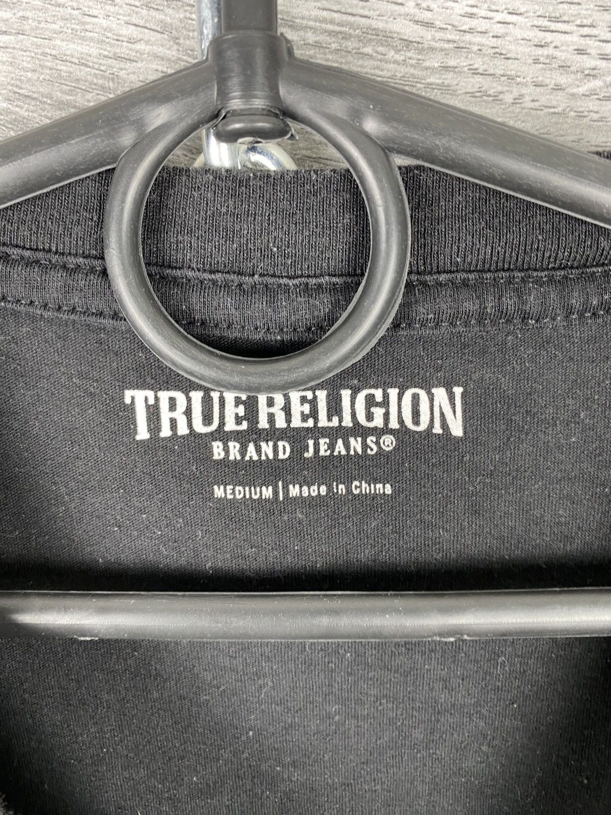 True Religion Mens Vintage True Religion Big Logo T Shirt Tee Size US M / EU 48-50 / 2 - 8 Thumbnail
