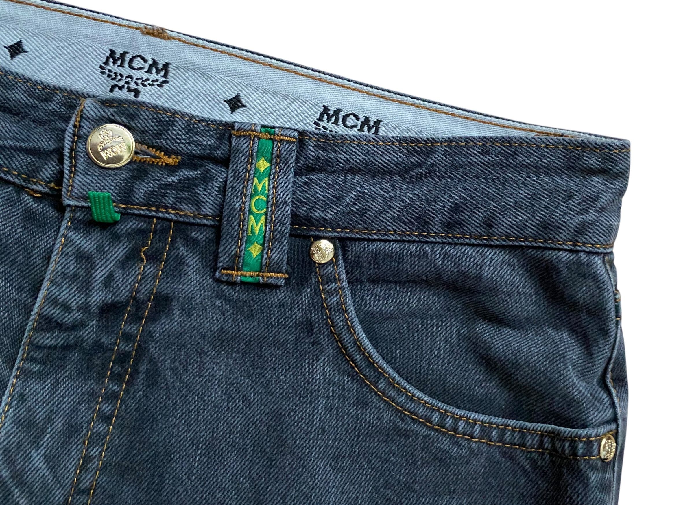 Designer × MCM × Vintage MCM vintage straight jeans Size US 32 / EU 48 - 4 Thumbnail