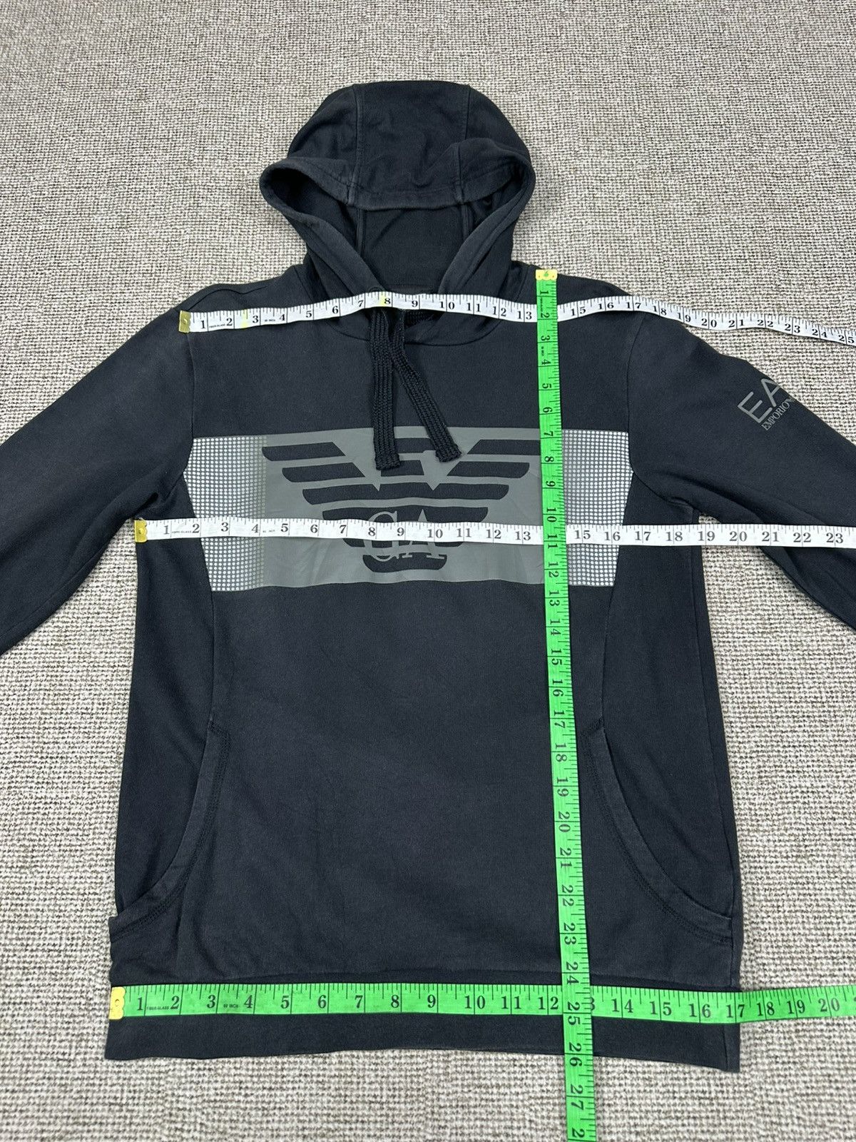 Giorgio Armani Emporio Armani by Giorgio Armani Big Logo Hoodie Z311 Size US S / EU 44-46 / 1 - 5 Thumbnail