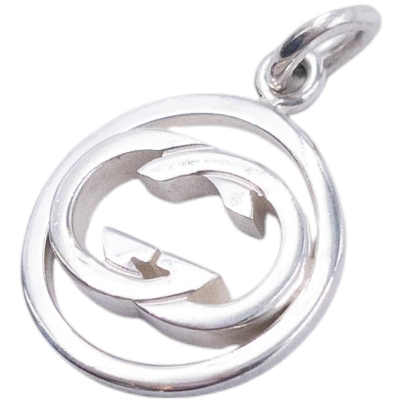 Vintage Gucci Logo Pendent Necklace Charm