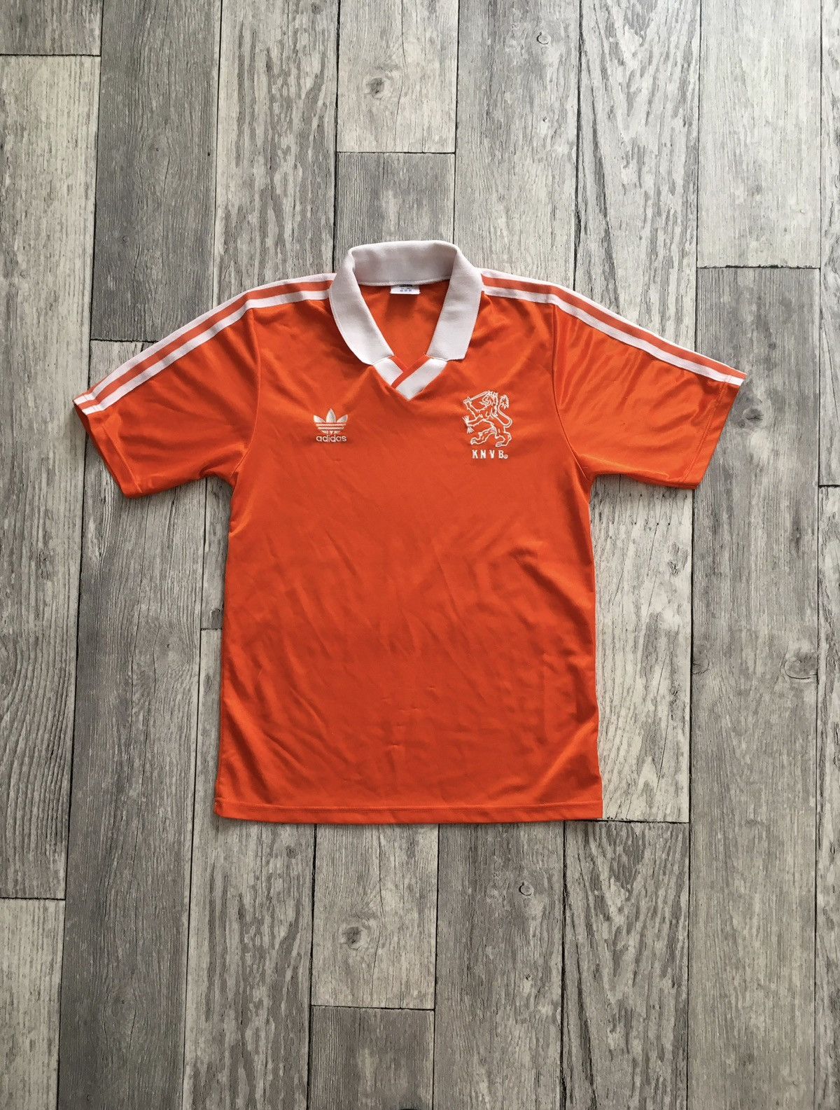 image of Adidas x Vintage 1990’ Netherlands Holland Soccer Football Jersey S in Orange, Men's (Size Small)