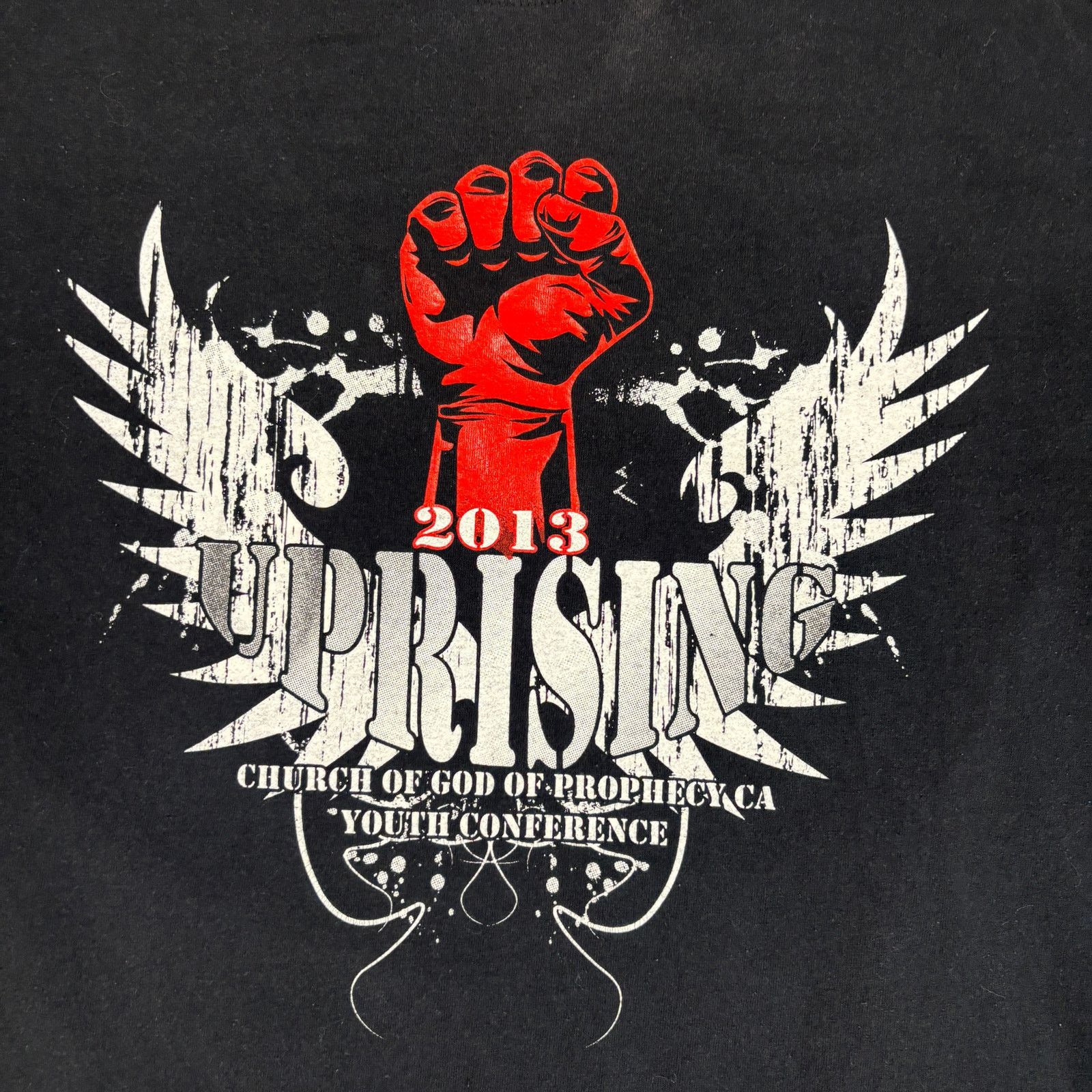 Port & Company y2k style Uprising affliction style 2000s tshirt floral M Size US M / EU 48-50 / 2 - 3 Thumbnail