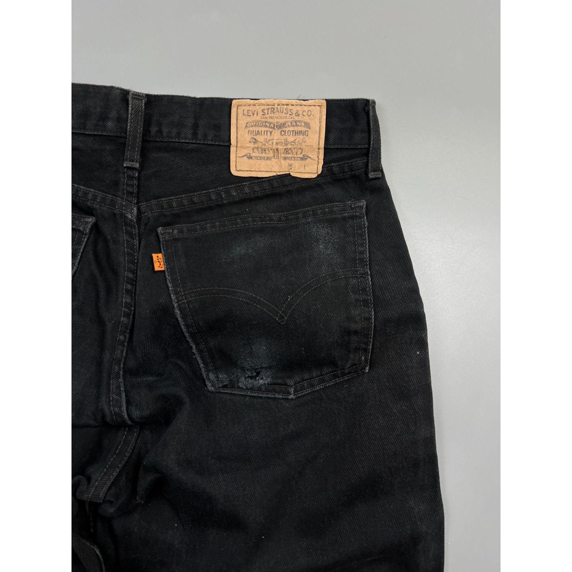 Levi's RARE Levi’s 615 Orange Tab Factory Error (Y0784) Size US 34 / EU 50 - 13 Thumbnail
