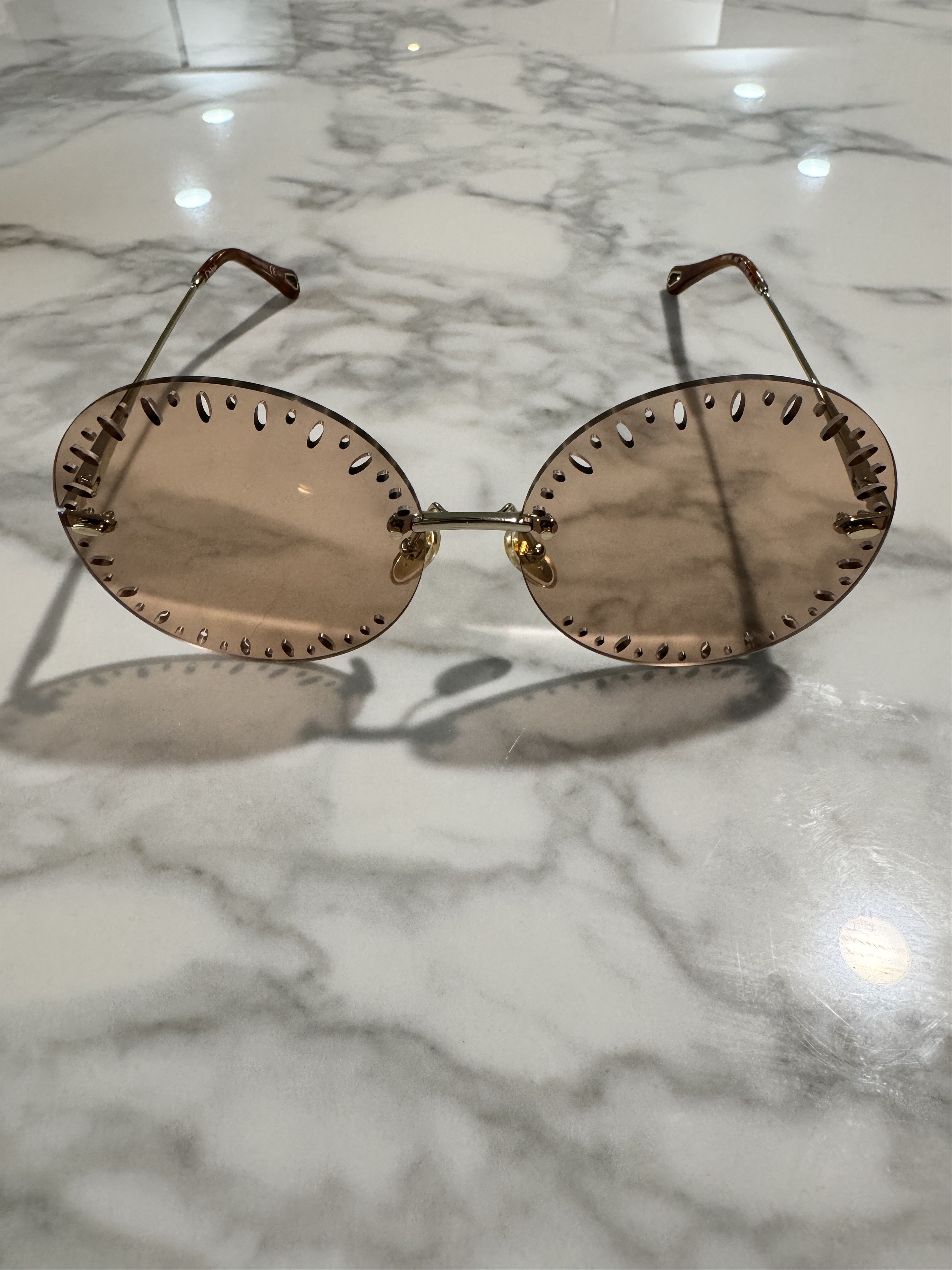Chloe Lunettes de soleil Rosée Size ONE SIZE - 2 Thumbnail