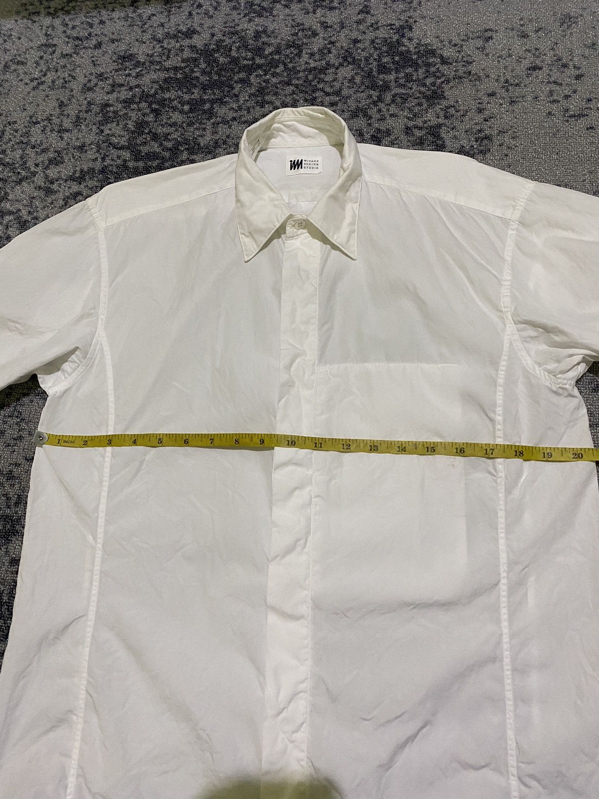 Issey Miyake × Japanese Brand Vintage Issey miyake basic white shirt Size US M / EU 48-50 / 2 - 7 Thumbnail
