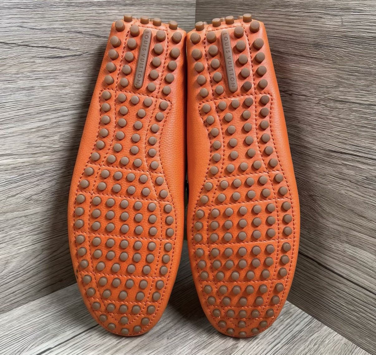 Louis Vuitton Louis Vuitton Hockenheim Leather LV Logo Driving Shoes J41 Size US 8.5 / EU 41-42 - 5 Thumbnail