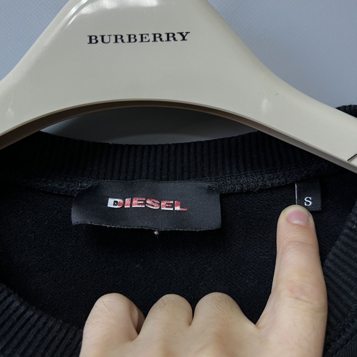 Diesel Diesel Sweatshirt Big Logo Y2K Size US S / EU 44-46 / 1 - 12 Thumbnail