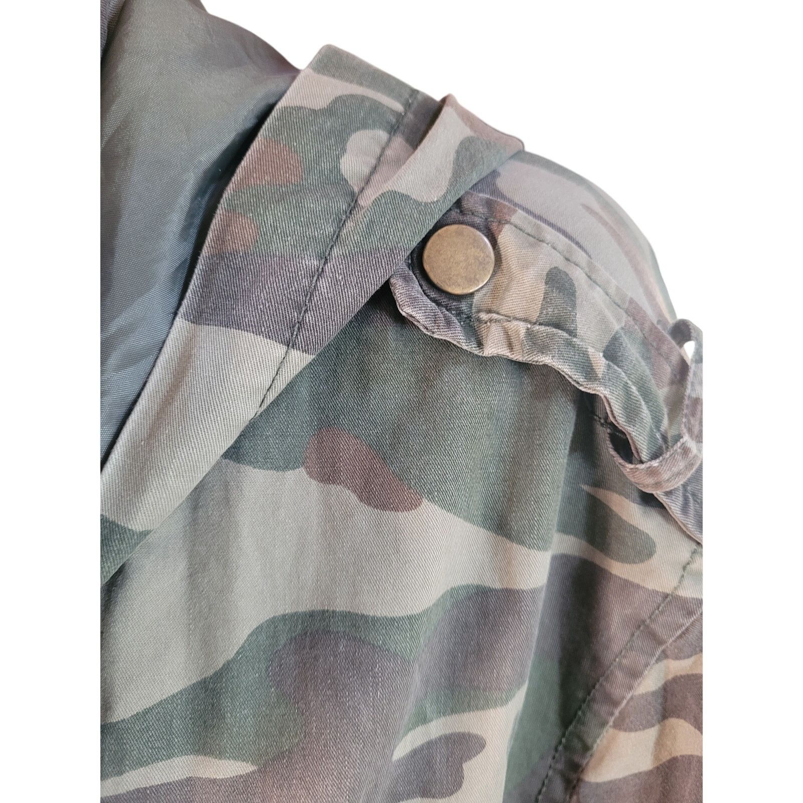 New Look New Look Camo Jacket Zip/Snap Lined Drawstring Waist Sz 3X Size 3XL / US 20-22 - 6 Thumbnail