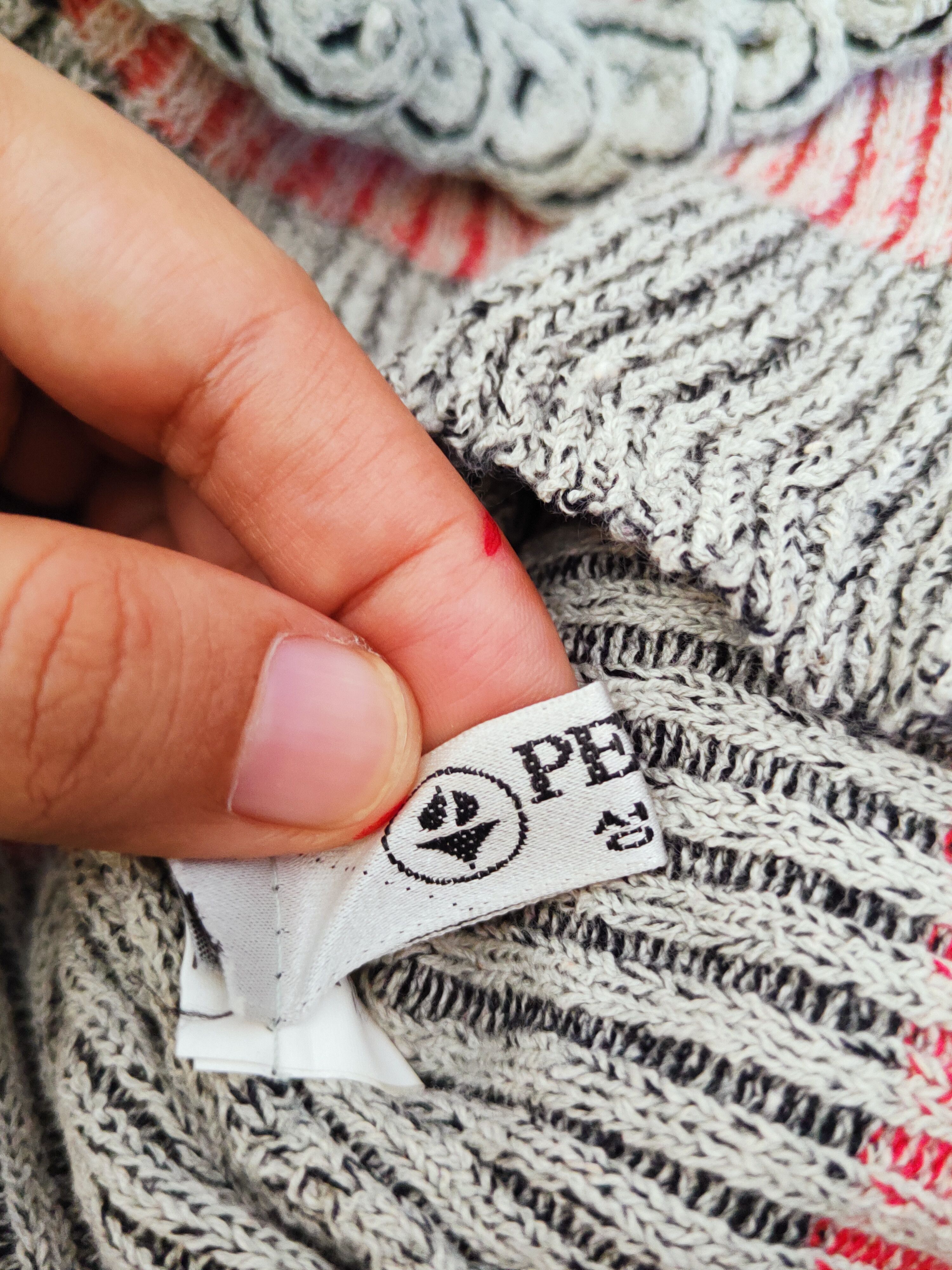 Vintage DL Peeress Mesh Net Striped Knit Like Kurt Cobain #W743 Size M / US 6-8 / IT 42-44 - 12 Thumbnail