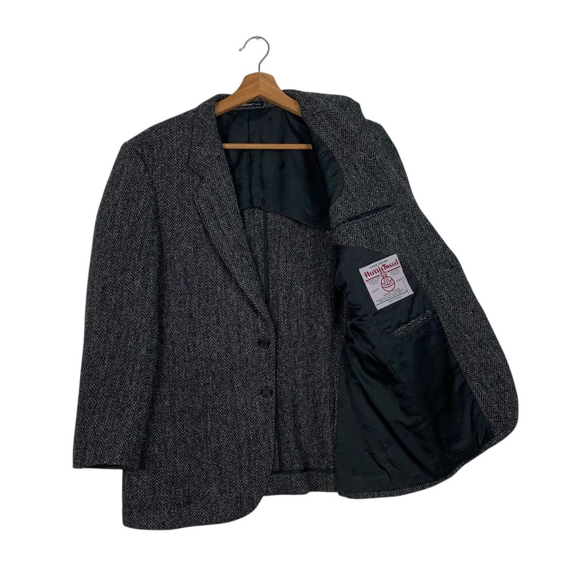 Harris Tweed Luneel x Harris Tweed HerringboneWool Casual Jacket Size US M / EU 48-50 / 2 - 9 Thumbnail