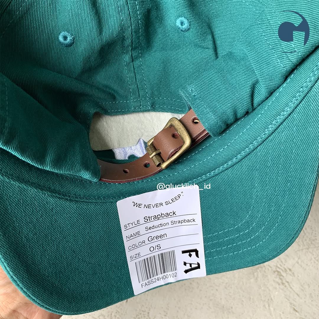 Fucking Awesome Fucking Awesome, Seduction Strapback 6 Panel Cap Green Size ONE SIZE - 4 Thumbnail