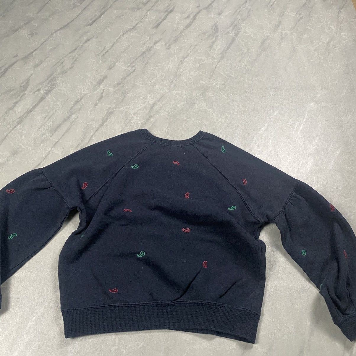 Japanese Brand Vintage Titicaca Paisley Embroidery Balloon Sleeve Crop Size M / US 6-8 / IT 42-44 - 6 Thumbnail