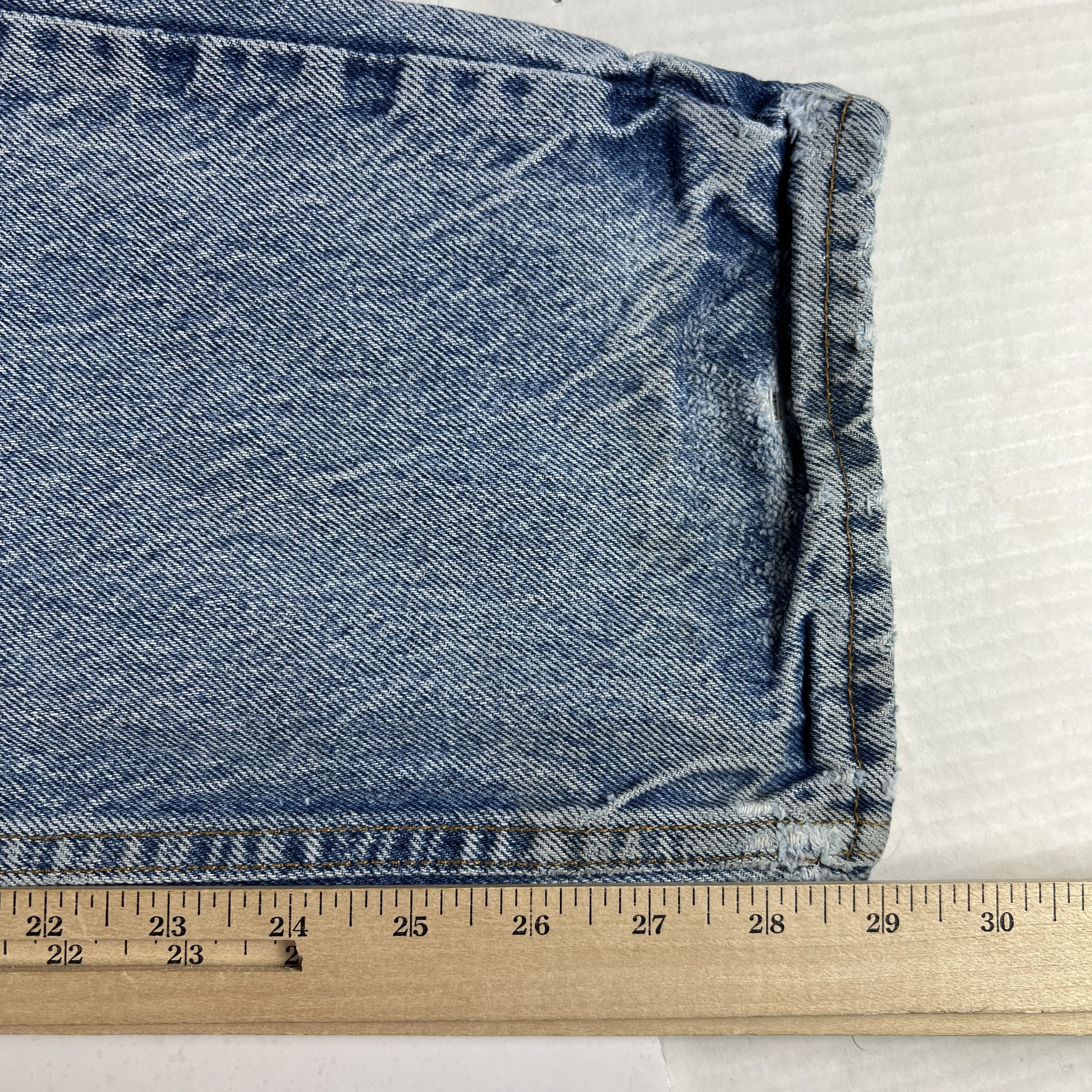 Levi's × Vintage VTG 90s Levi's Jeans 505 Straight Blue Denim Orange Tab Size US 34 / EU 50 - 20 Thumbnail