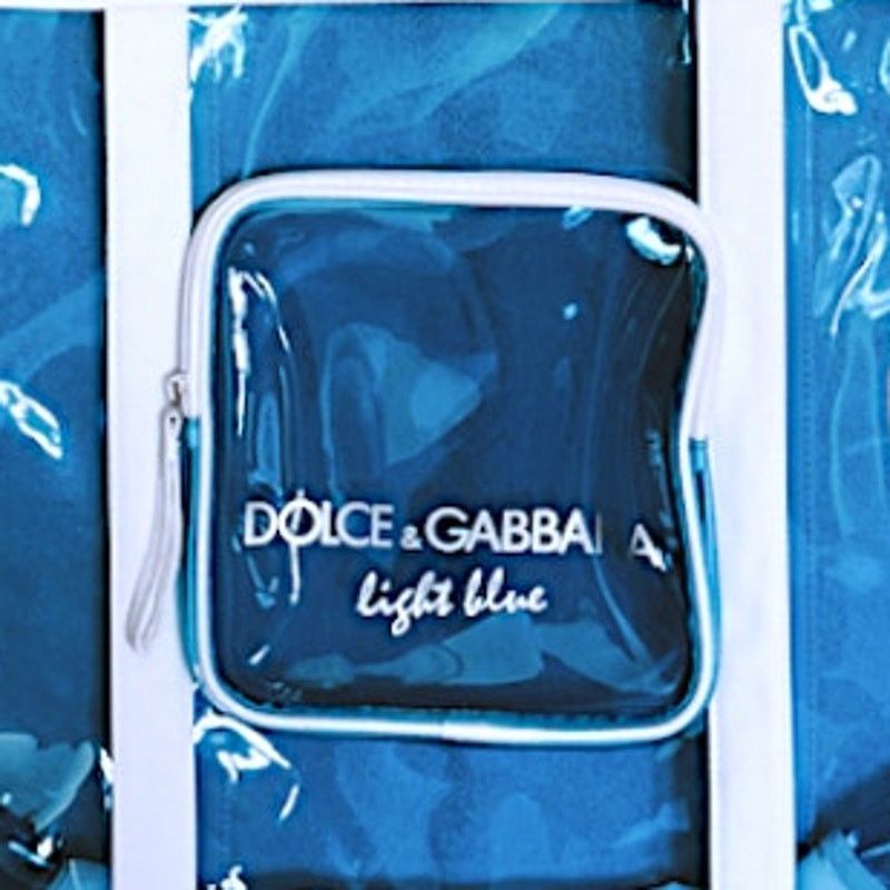 Dolce & Gabbana Dolce and Gabbana Blue/White Clear Tote Size ONE SIZE - 3 Thumbnail
