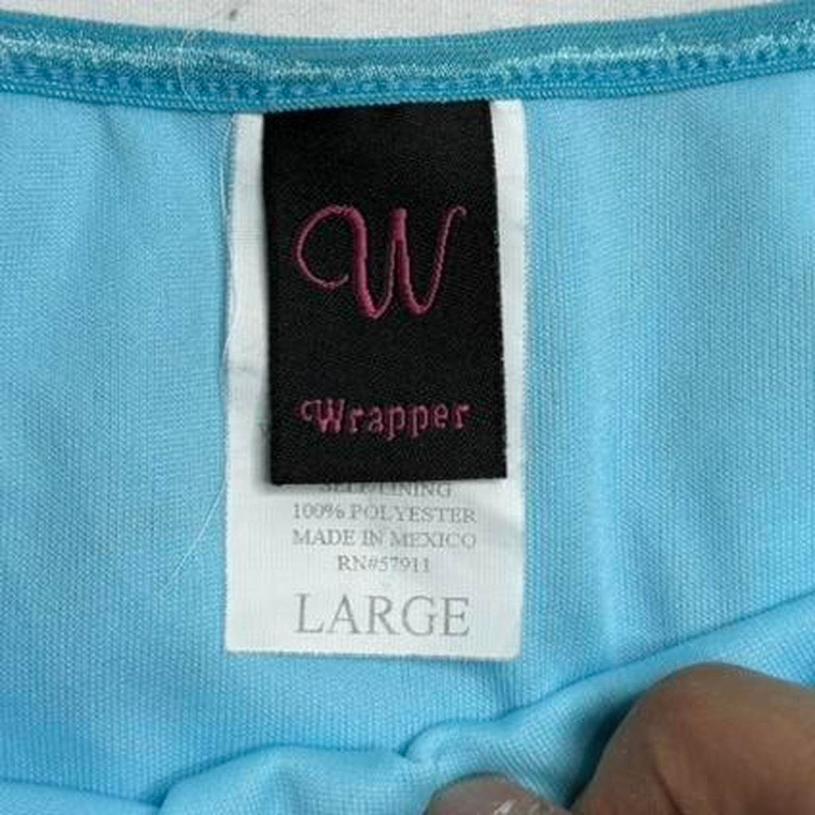 Other Wrapper 2000s Y2K Maxi Fairy core skirt blue pattern size L Size 34" / US 12 / IT 48 - 6 Thumbnail