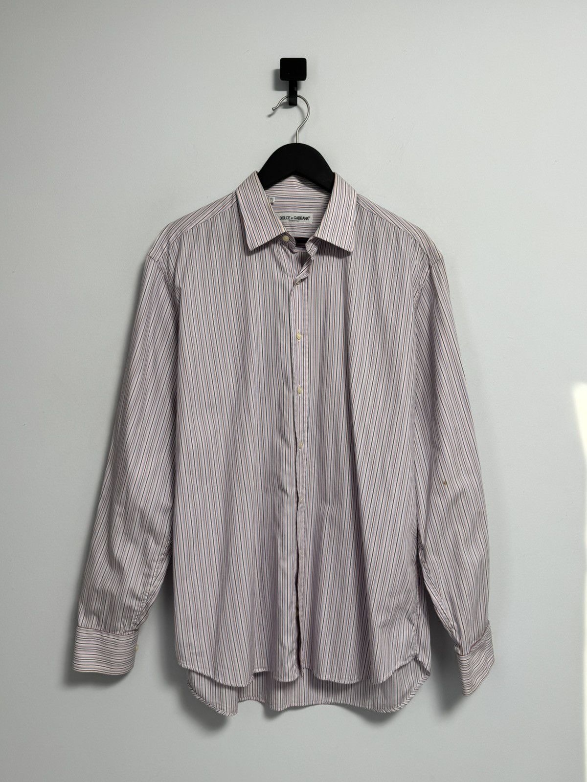 Dolce & Gabbana Dolce&Gabbana Button Up Shirt Luxury Size 16 1/2 42 Size US XL / EU 56 / 4 - 1 Thumbnail