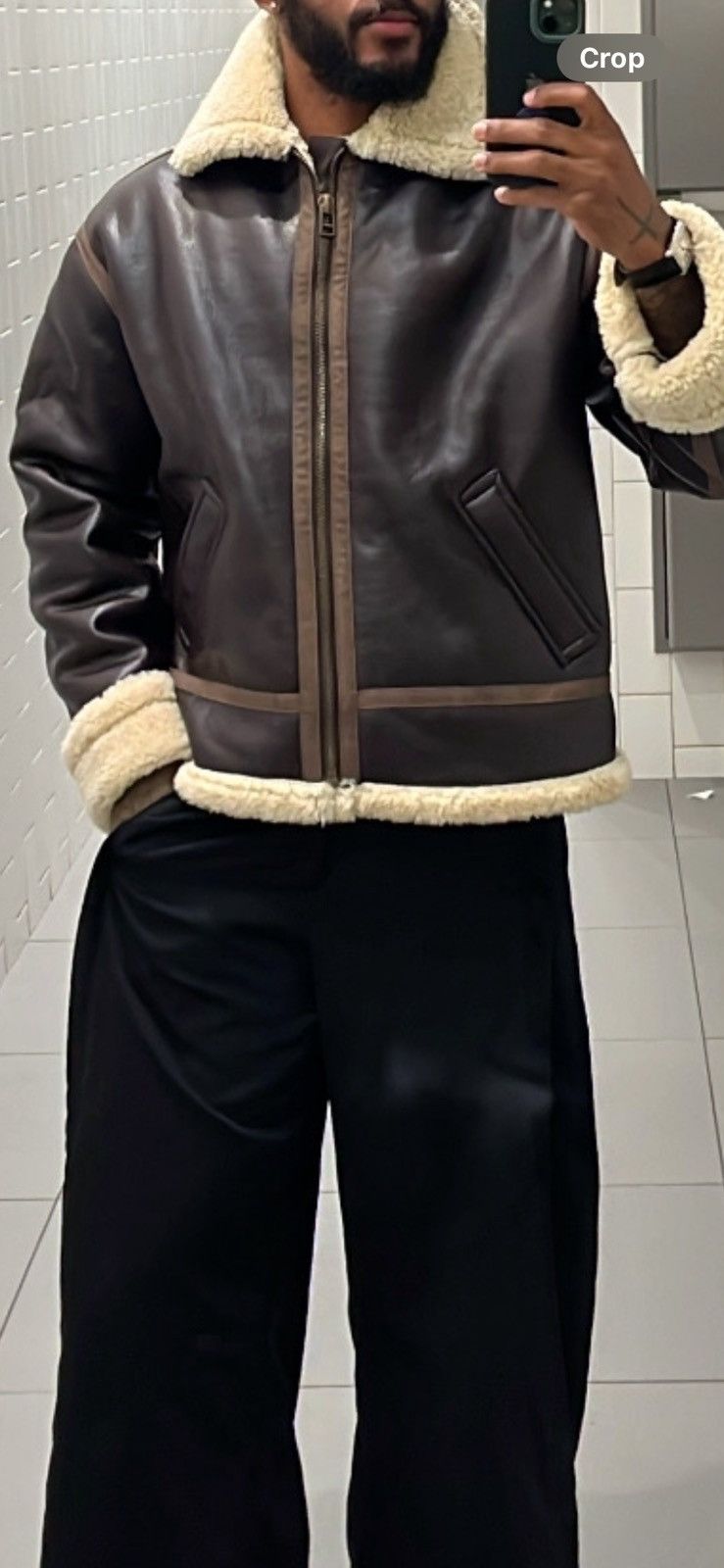 Topman Faux Shearling Jacket Size US M / EU 48-50 / 2 - 1 Thumbnail