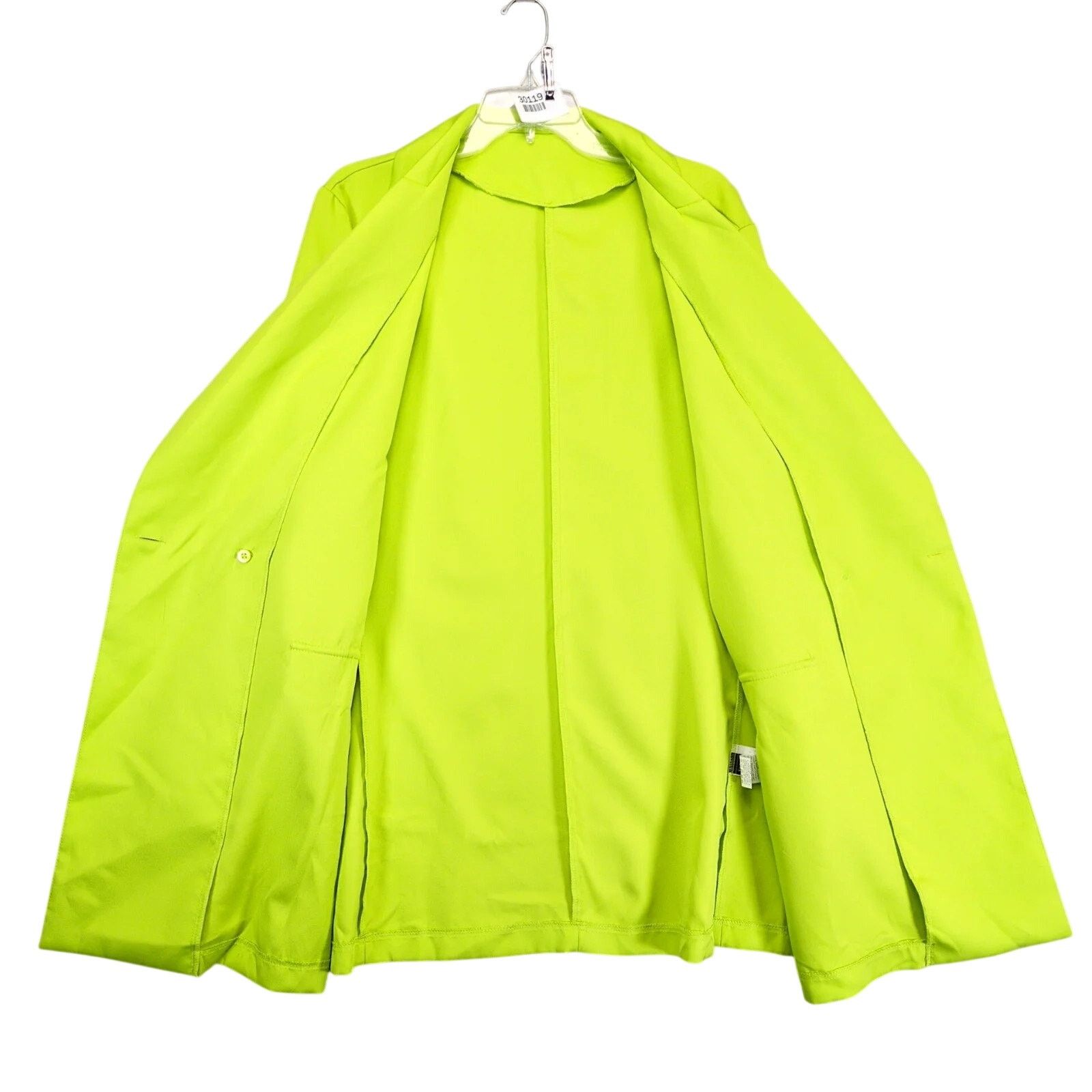Shein Shein Curve Neon Lime Longline Blazer Jacket Women's 3XL Size 3XL / US 20-22 - 2 Thumbnail