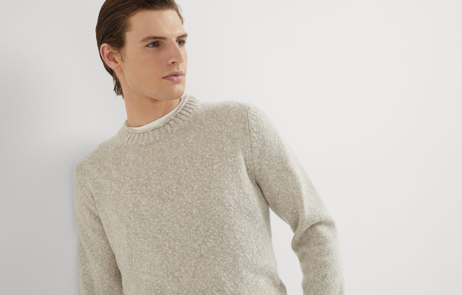 Brunello Cucinelli o1w1db10825 Sweater in Grey Size US L / EU 52-54 / 3 - 3 Thumbnail
