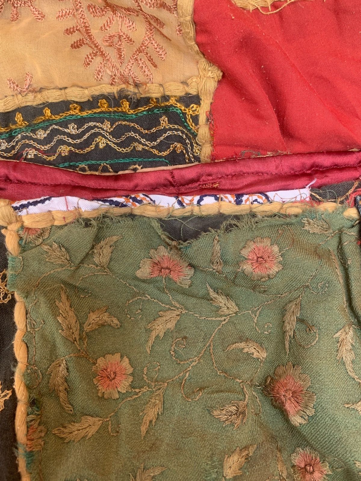 Miss Sixty × Seditionaries × Vintage Vtg miss sixty patchwork skirt Size 31" - 16 Thumbnail