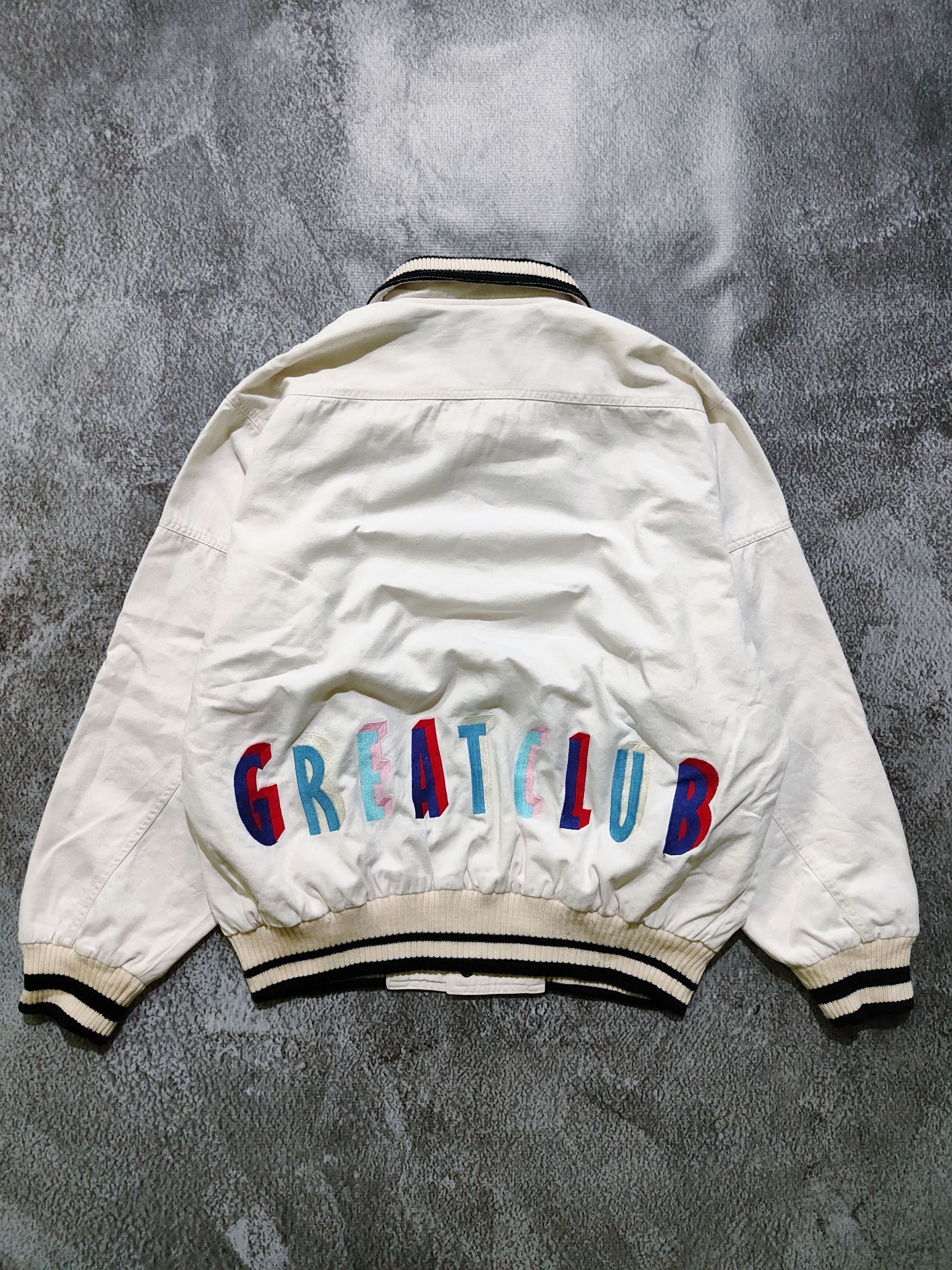 Japanese Brand × Vintage Vintage Great Club Varsity Jacket Size US M / EU 48-50 / 2 - 3 Thumbnail