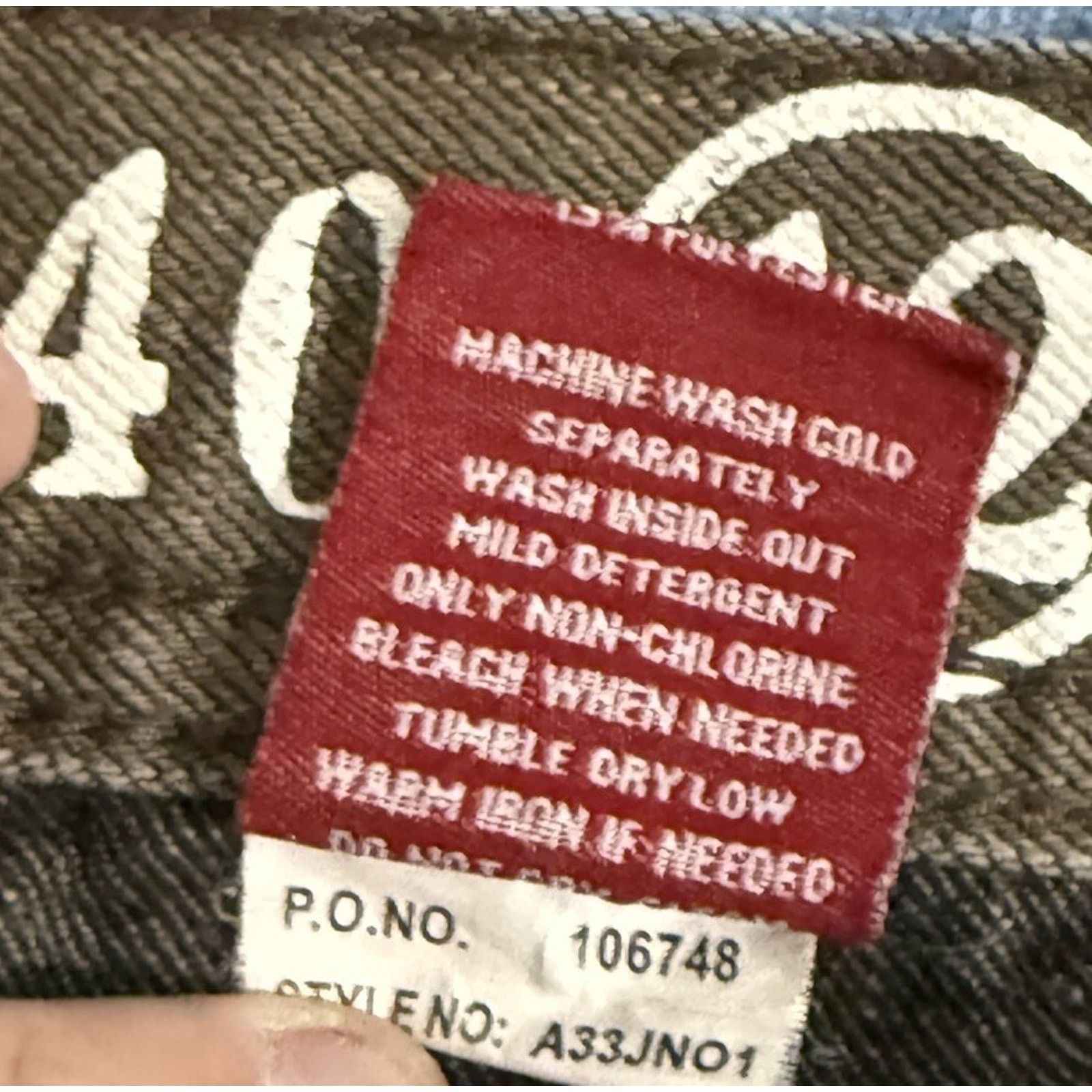 Akademiks Vtg Akademiks Jeans Mens 42x32 Brown Baggy Y2K Embroidered Size US 42 / EU 58 - 5 Thumbnail