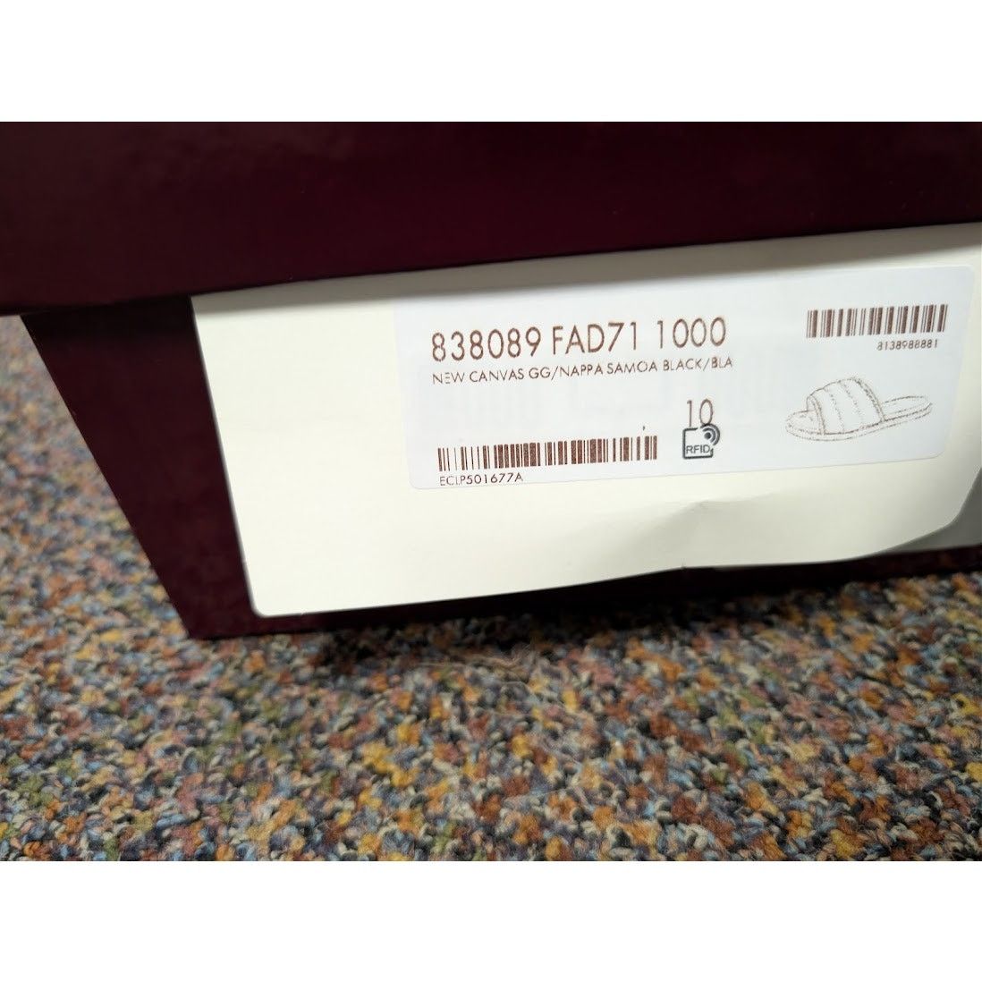 Gucci o1rshd1 Q:2 / Men's Padded mules with GG pattern Slippers Size US 10.5 / EU 43-44 - 22 Thumbnail