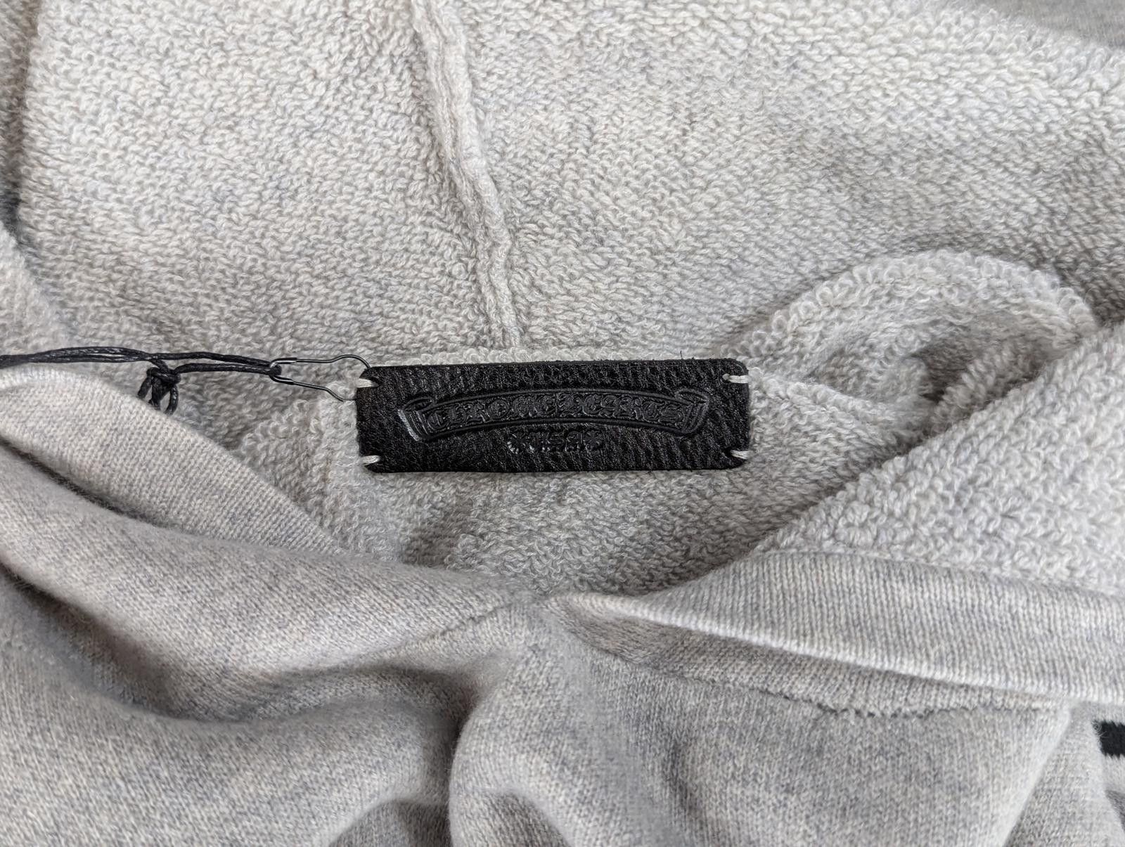 Chrome Hearts Chrome Hearts Life Sentence Cashmere Hoodie in Grey - Large Size US L / EU 52-54 / 3 - 5 Thumbnail