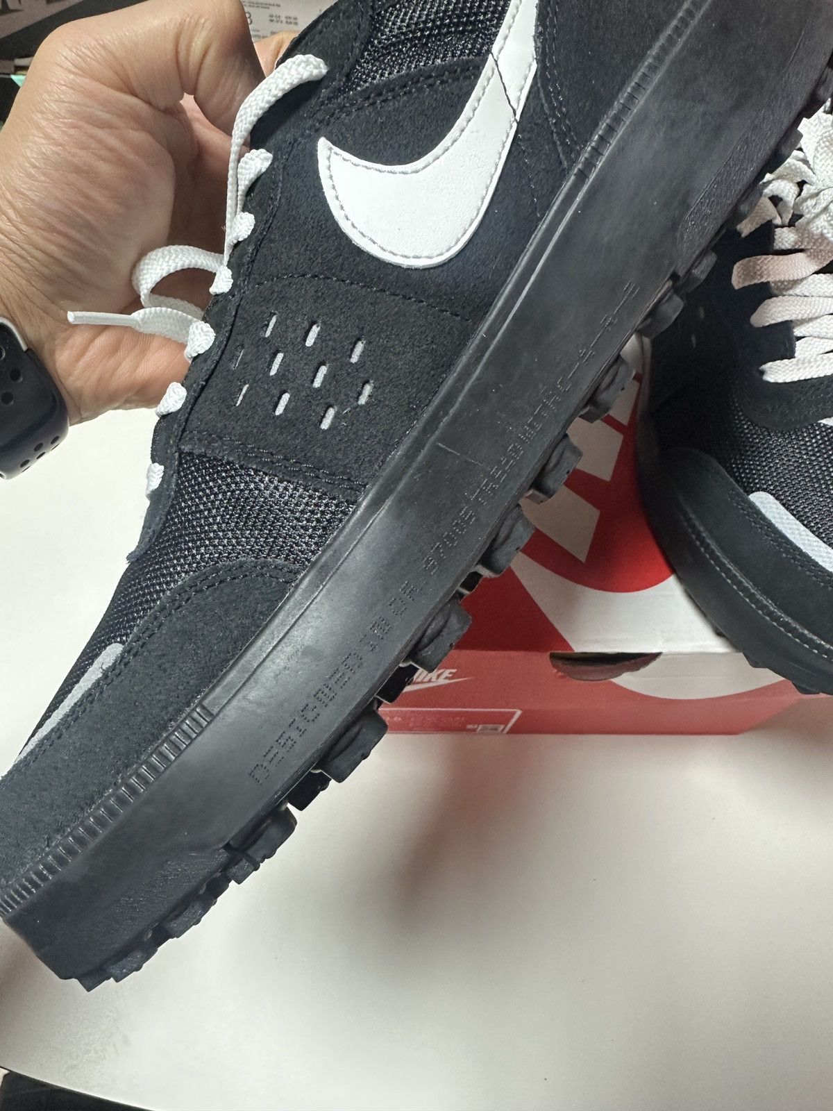Nike *New Size 10.5 US MEN. Nike C1TY Black Summit/ White. Size US 10.5 / EU 43-44 - 8 Thumbnail