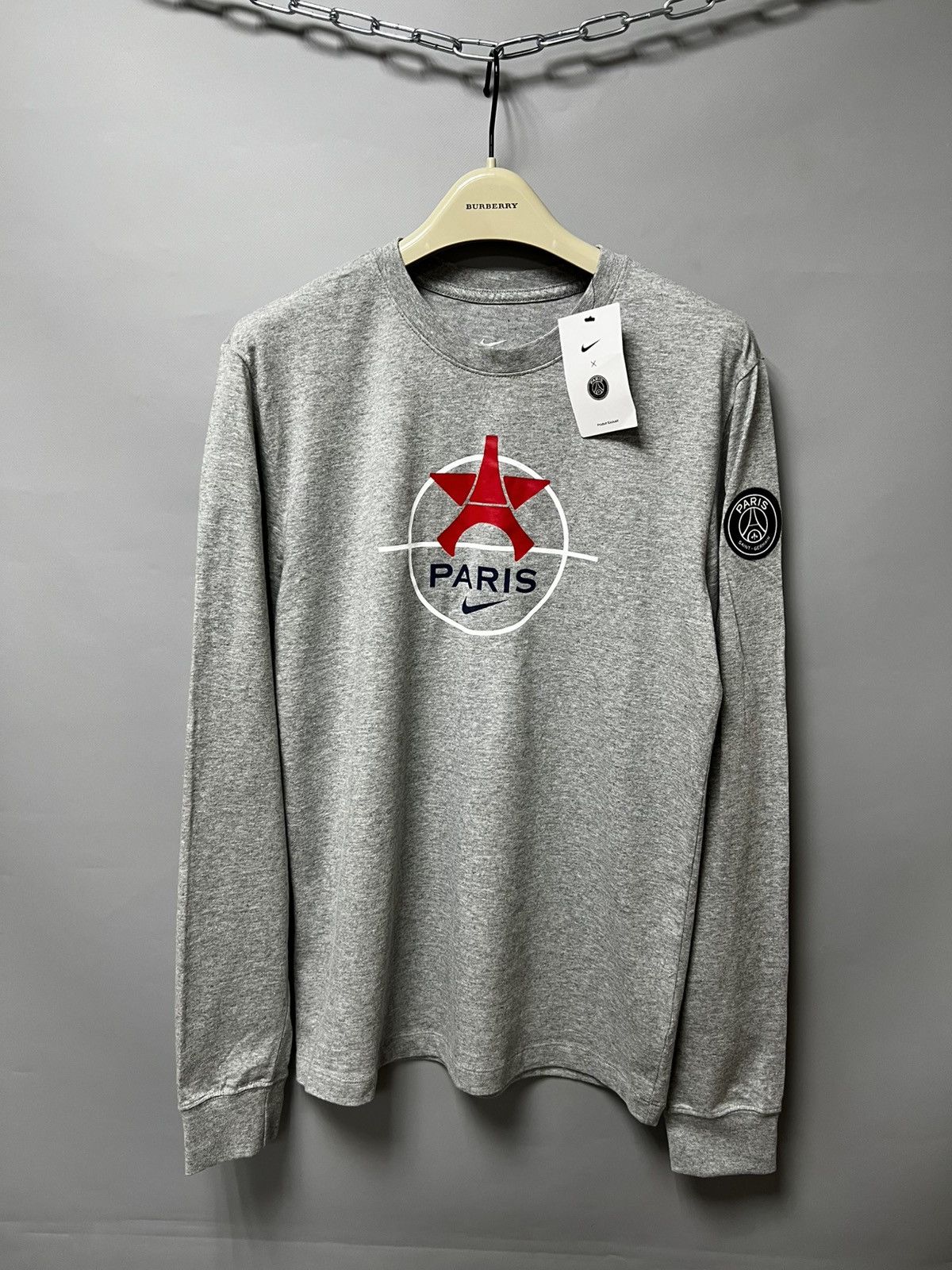 Nike PSG Paris Saint Germain NEW Long Sleeve T Shirt soccer