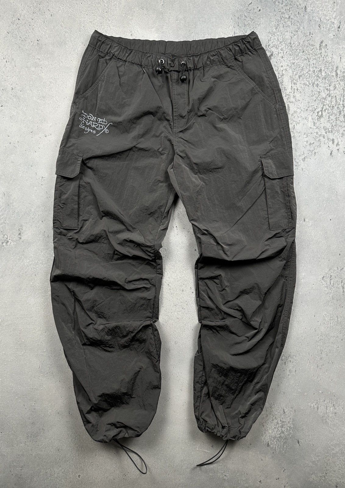 Ed Hardy Y2K Ed Hardy Urban Outfitters Nylon Dragon Cargo Pants 00s Size US 34 / EU 50 - 2 Thumbnail